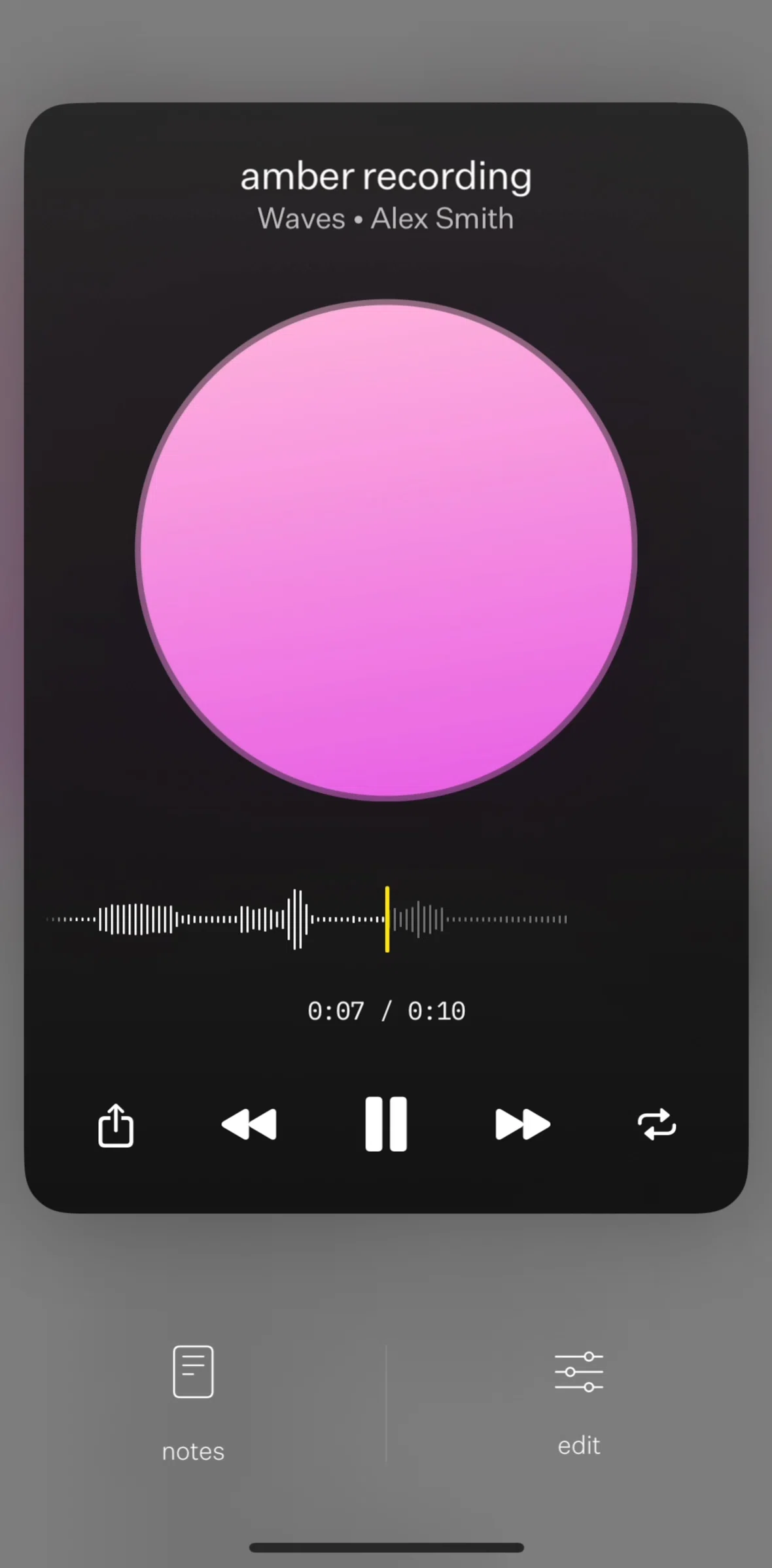 [untitled] Screen screen in the Turning on loop track flow