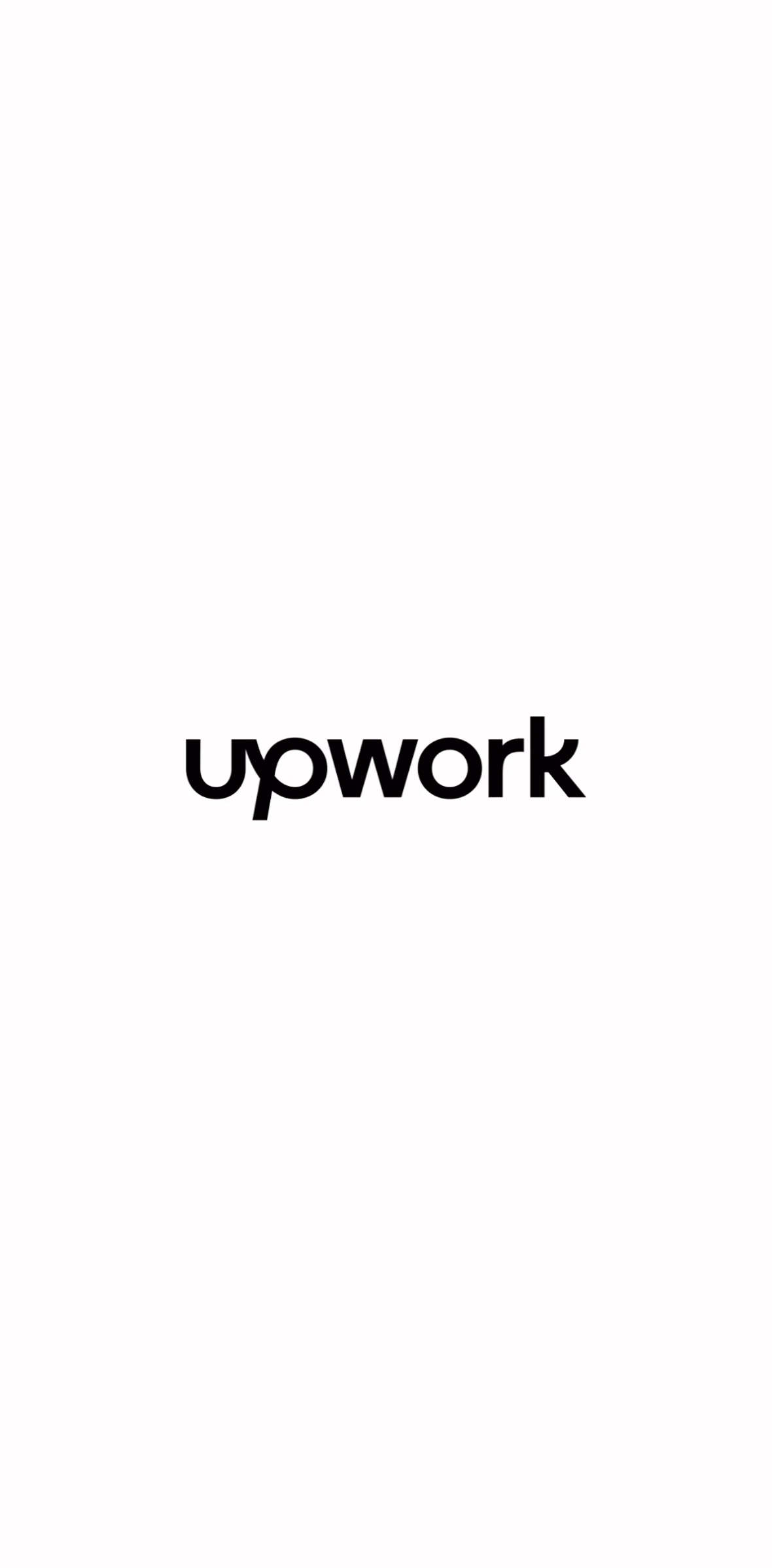 Upwork Screen screen in the Onboarding flow