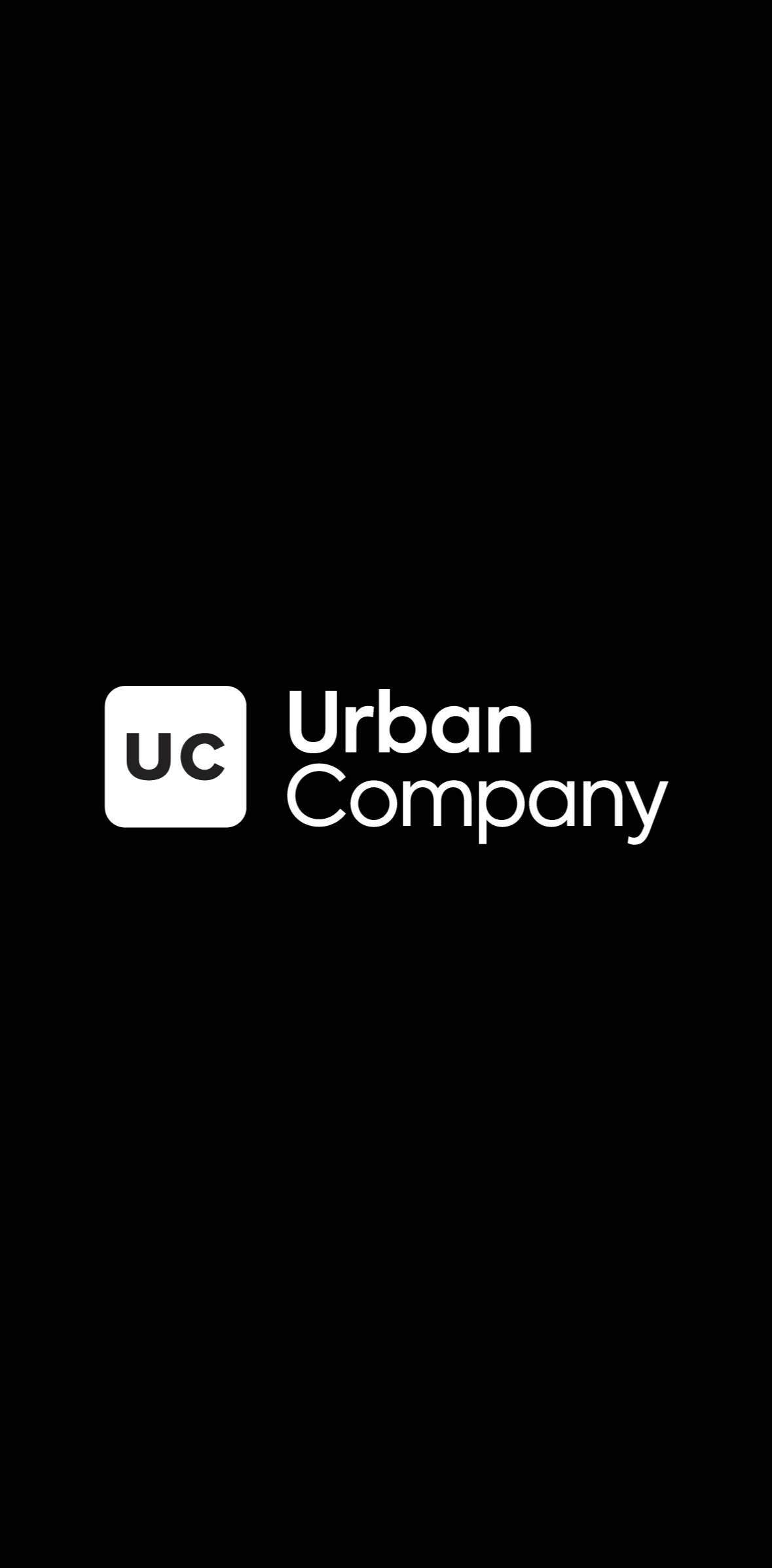 Urban Company Screen screen in the Onboarding flow