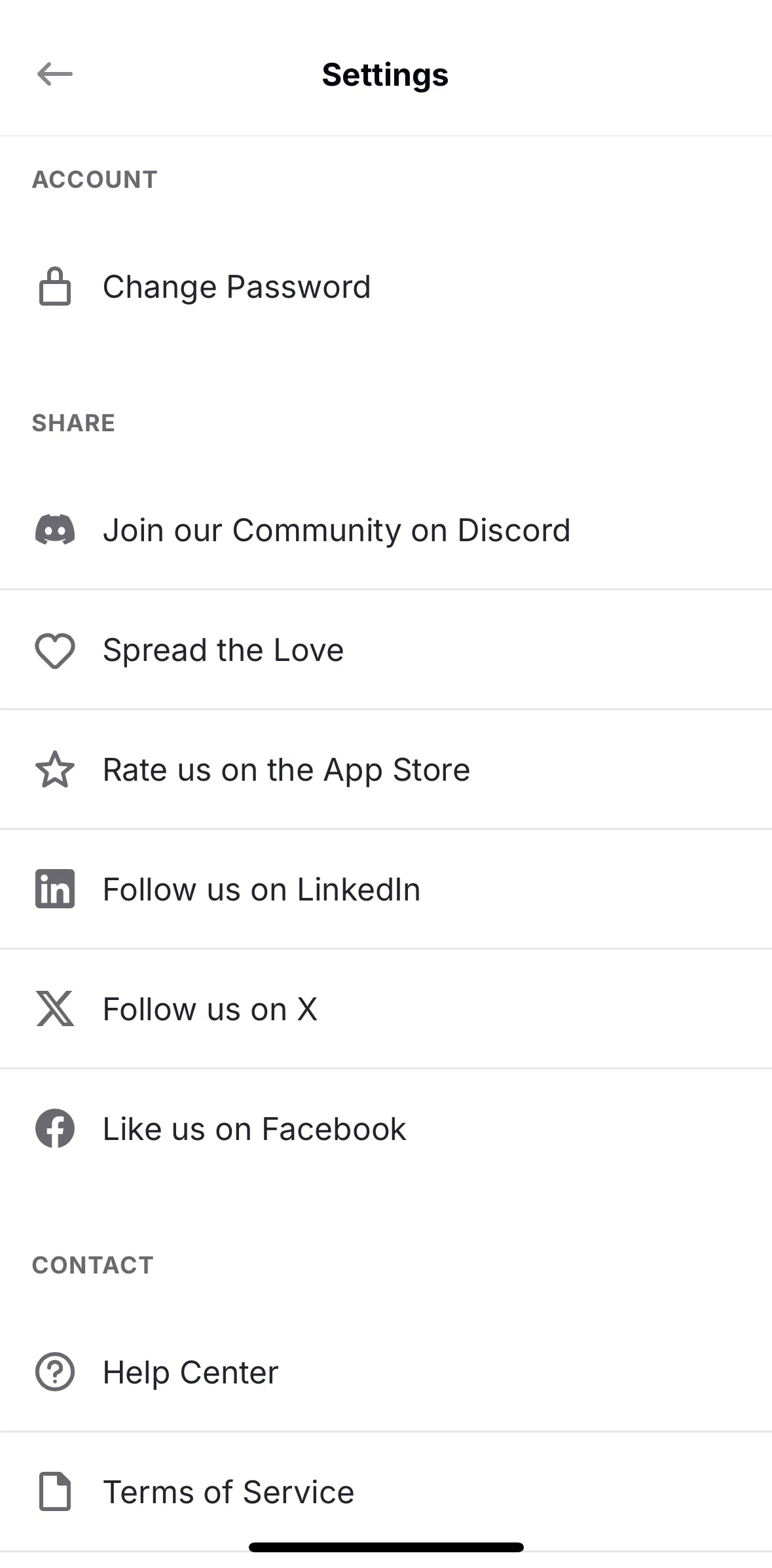 Uxcel Go Screen screen in the Changing password flow