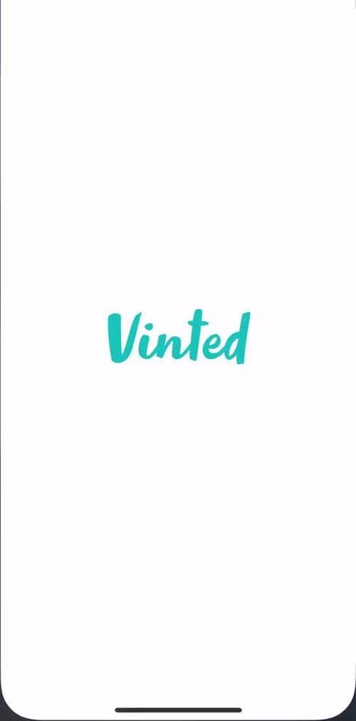 Vinted Splash screen screen in the Onboarding flow
