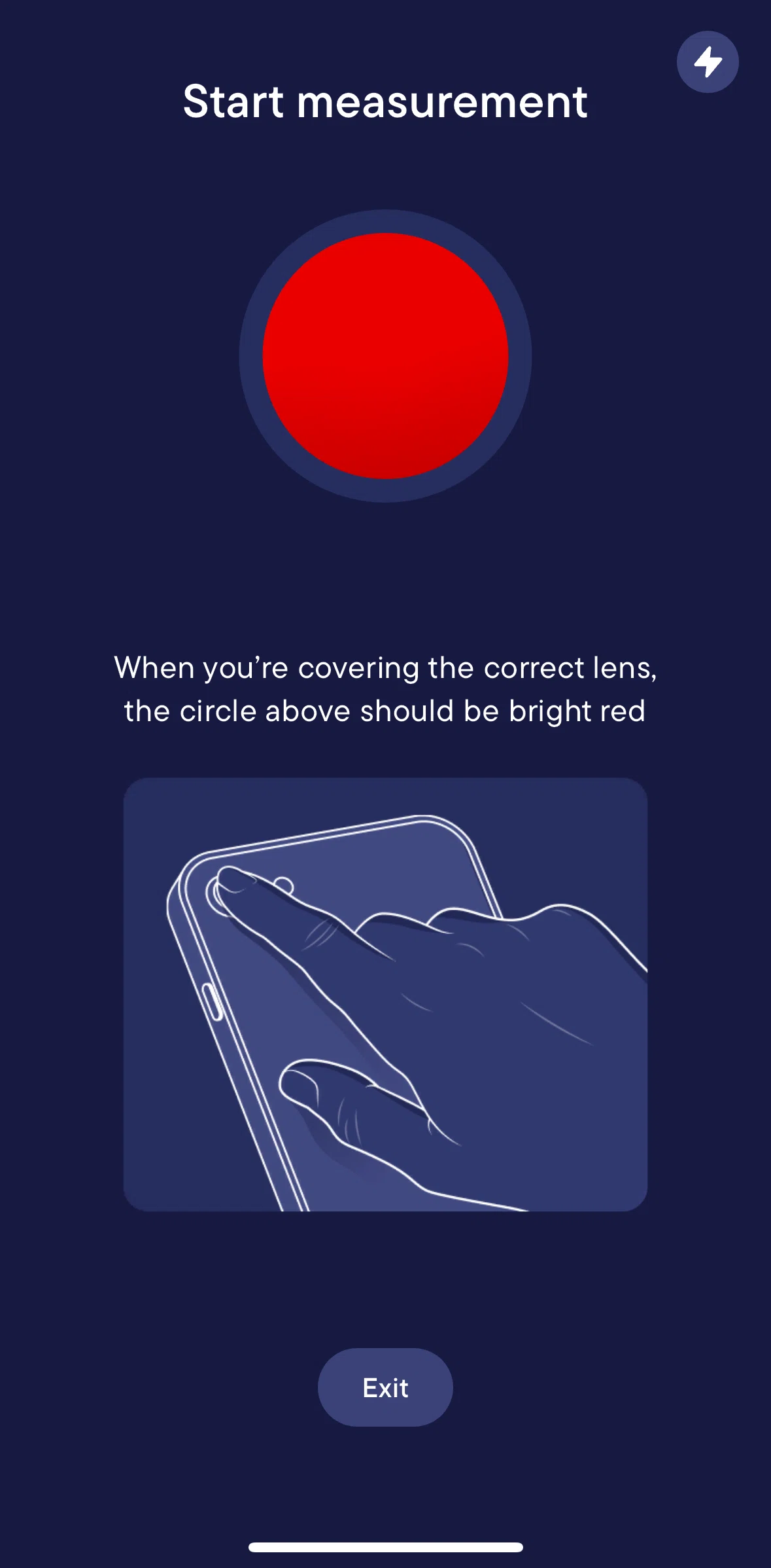 Visible Screen screen in the Help and tips flow
