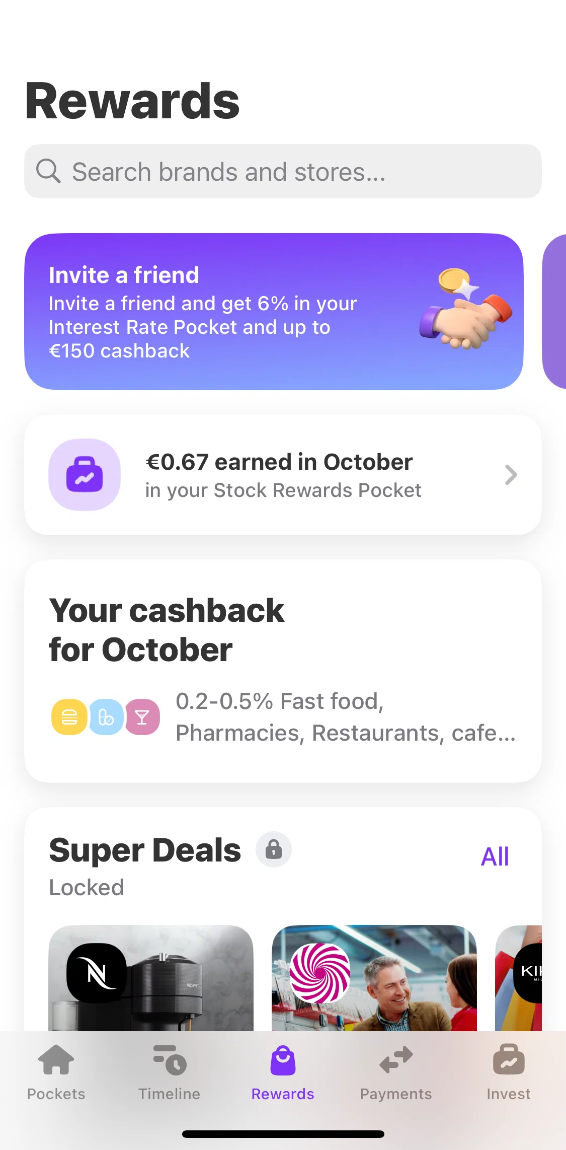 Vivid Screen screen in the Invite a friend flow
