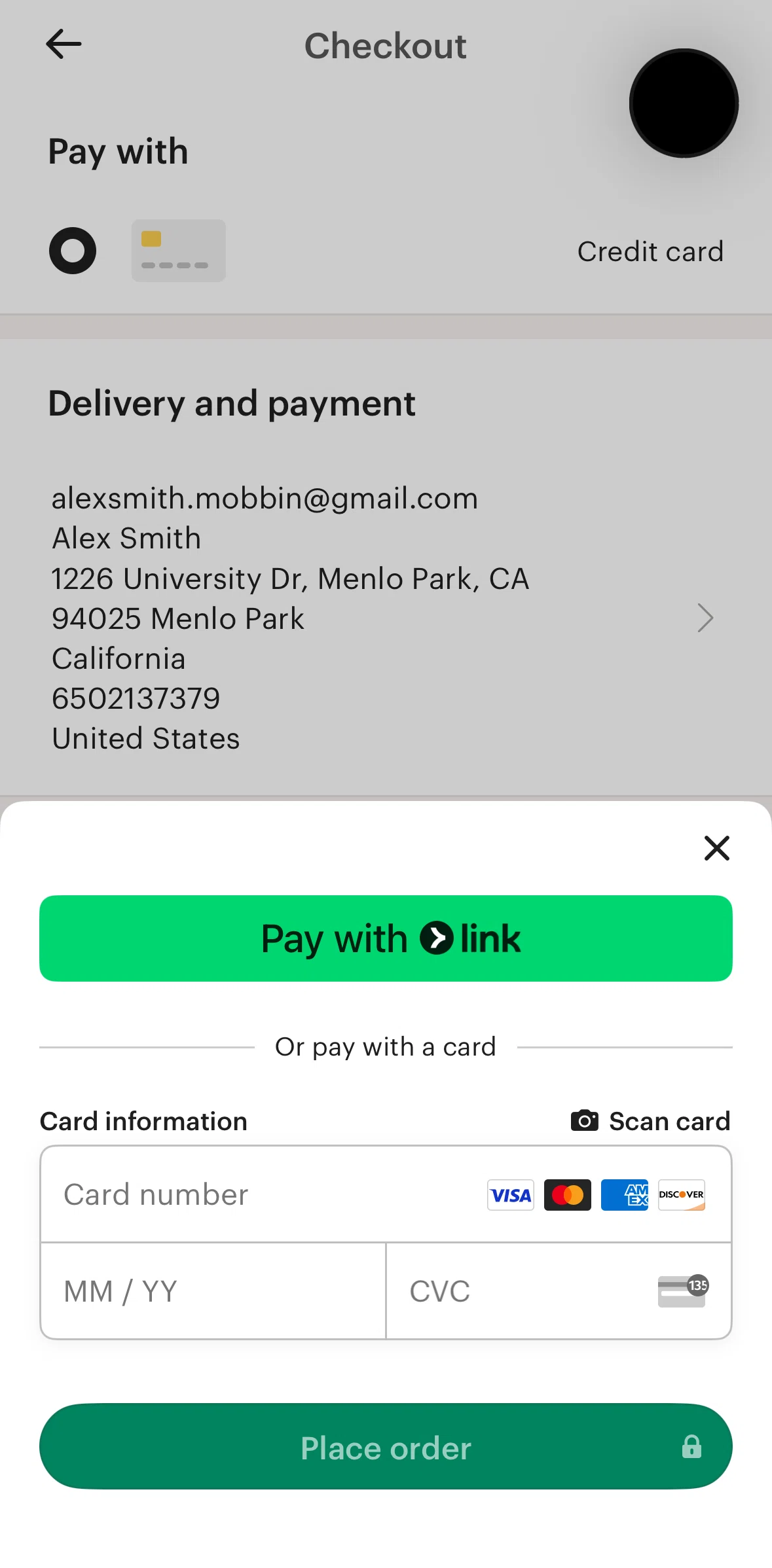 Vivino Screen screen in the Scanning a card flow