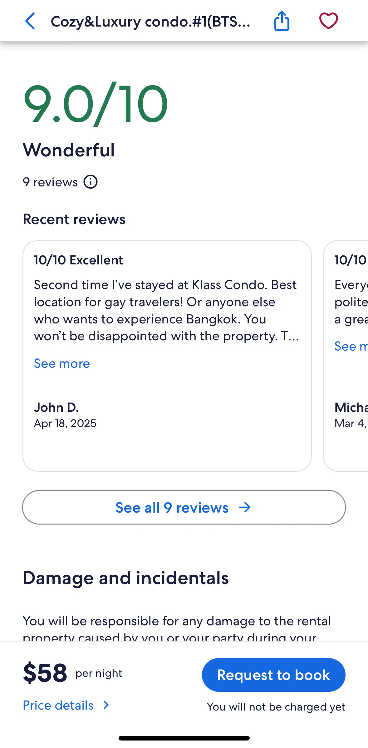 Vrbo Screen screen in the Guest reviews flow