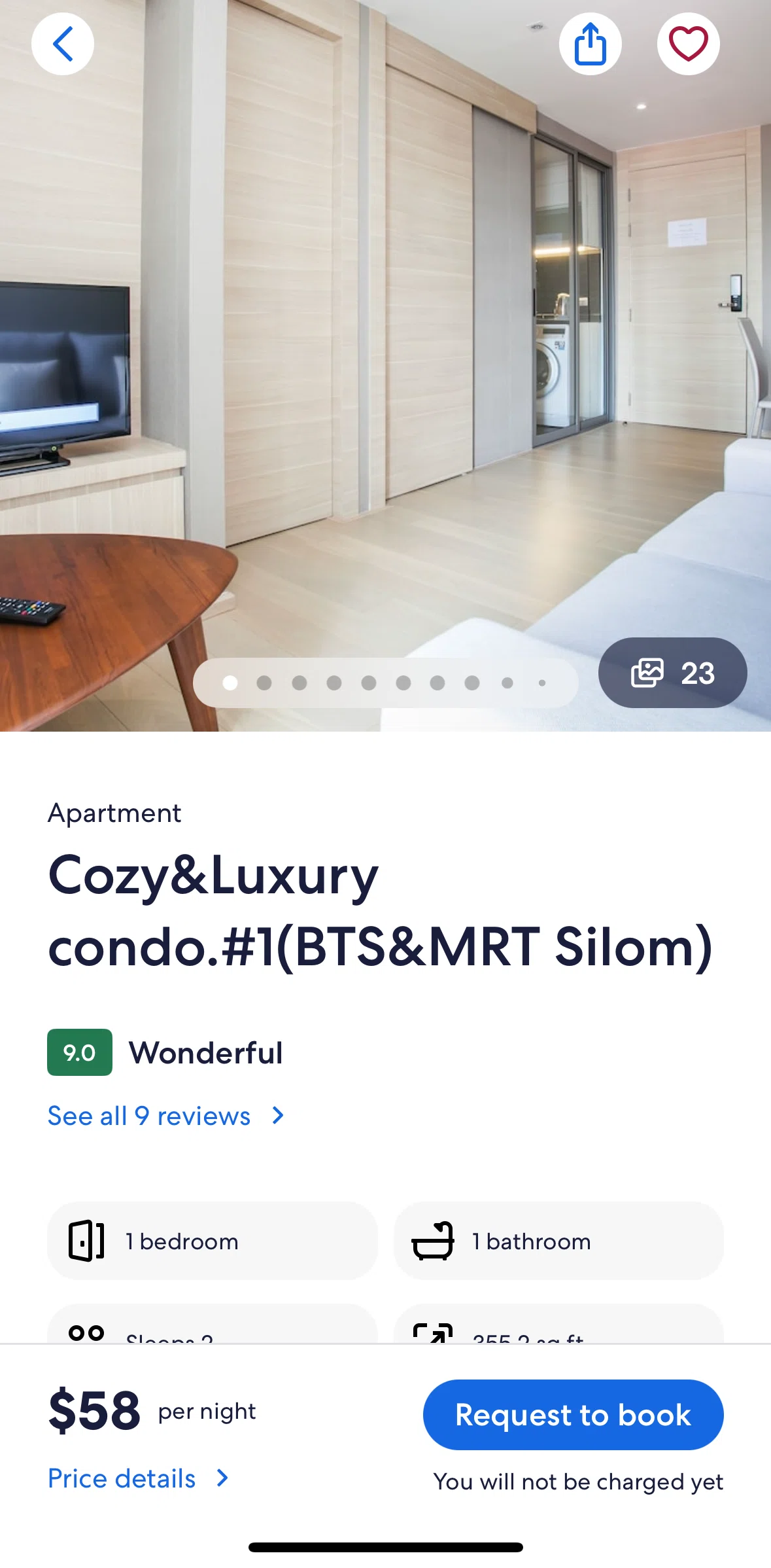 Vrbo Screen screen in the Photo gallery flow