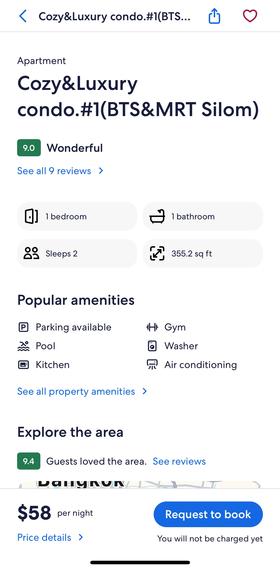 Vrbo Screen screen in the Property amenities flow