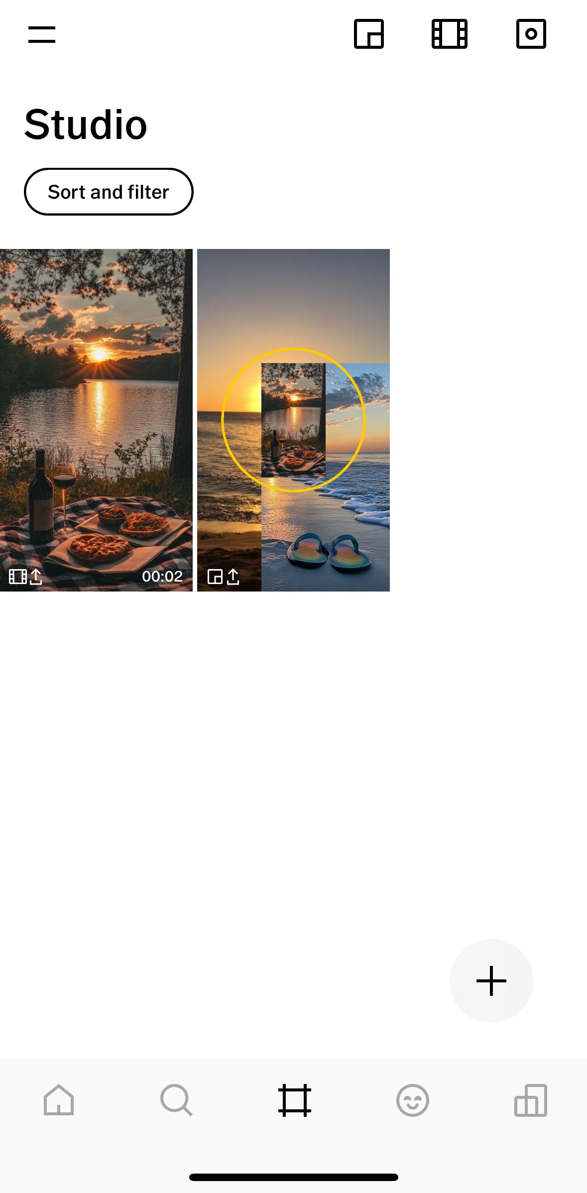 Vsco Screen screen in the Account flow