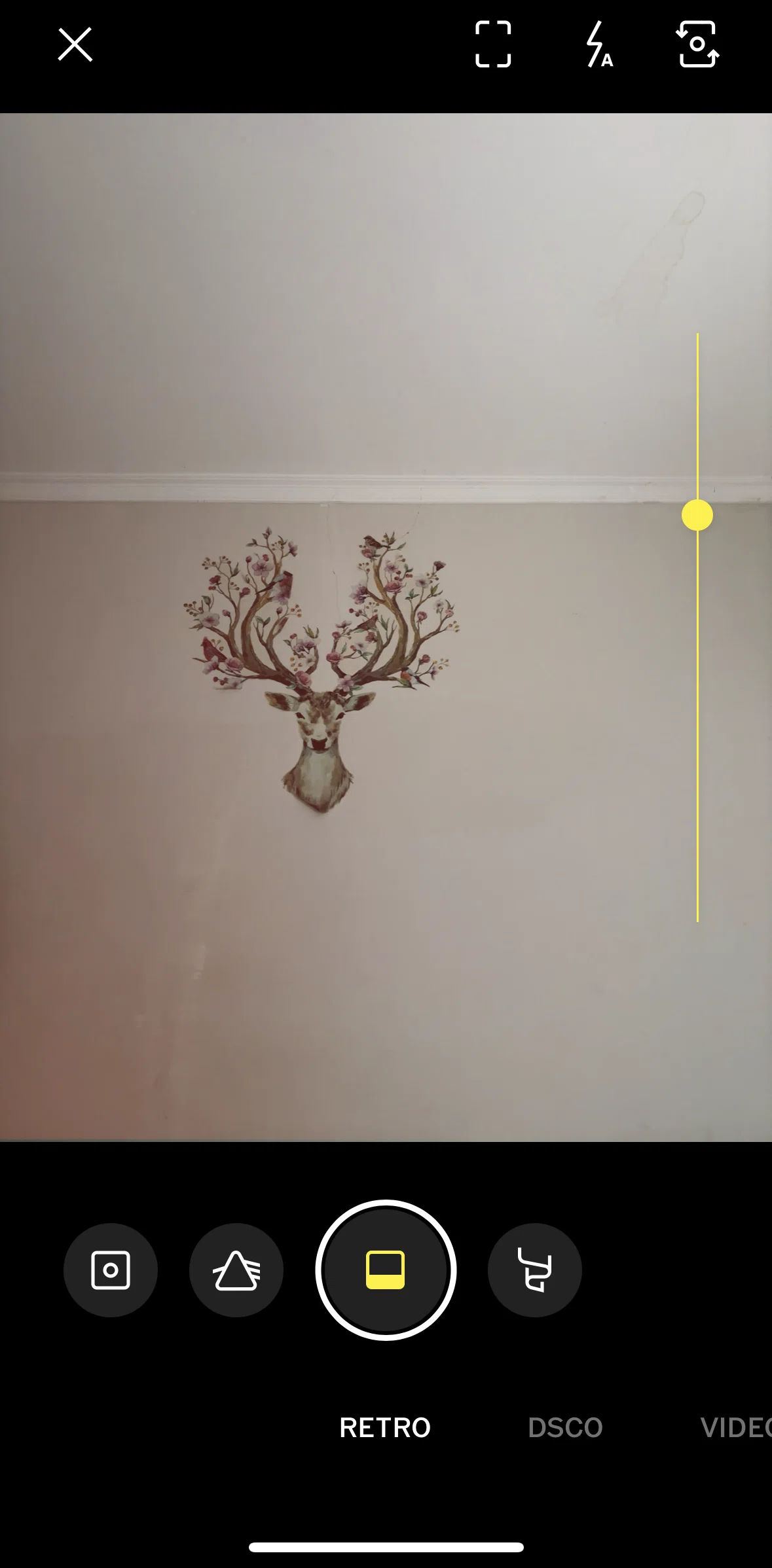 Vsco Screen screen in the Applying filter to camera (aurora) flow