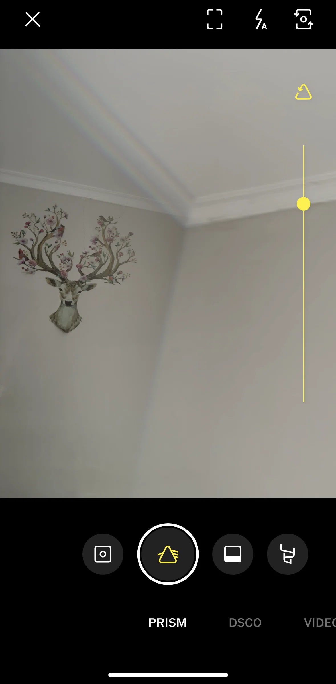 Vsco Screen screen in the Applying filter to camera (retro) flow