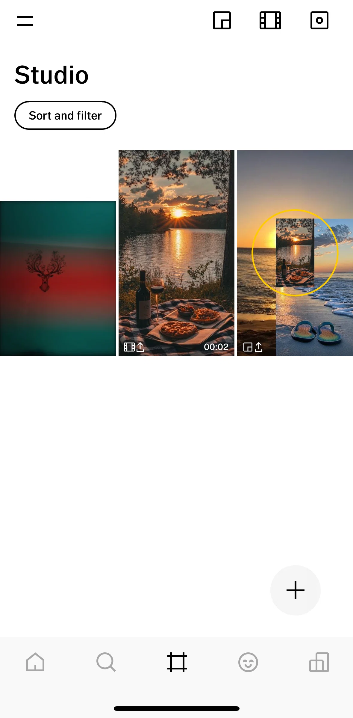 Vsco Screen screen in the Syncing to Cloud flow