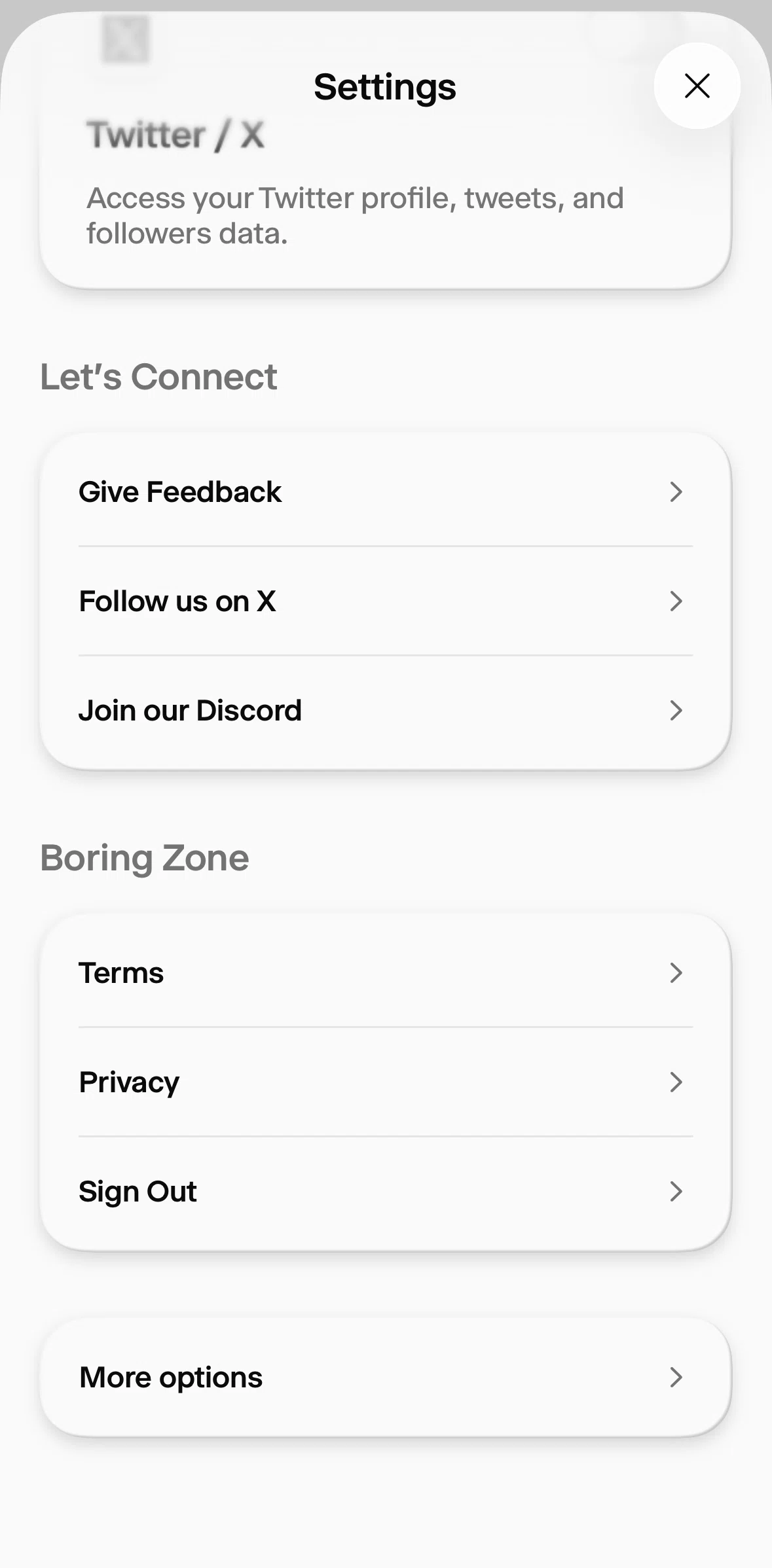 Wabi Screen screen in the Deleting account flow