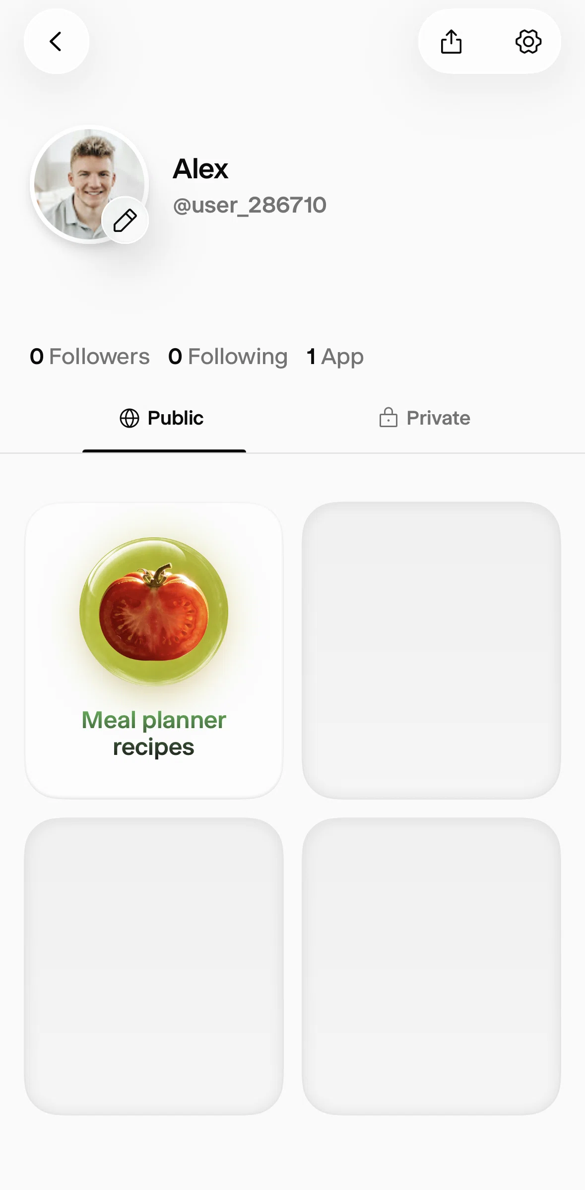 Wabi Screen screen in the Settings flow