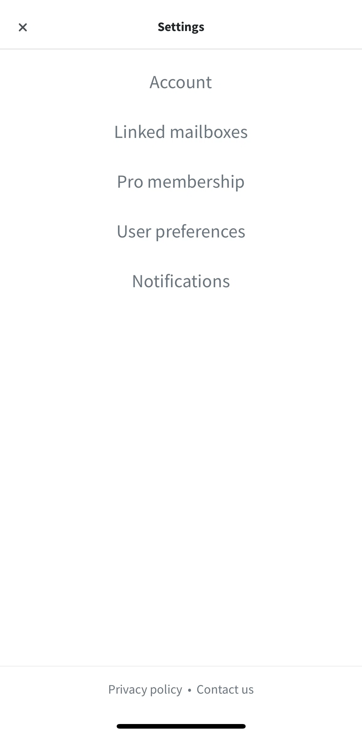 Wanderlog Screen screen in the Editing notifications flow
