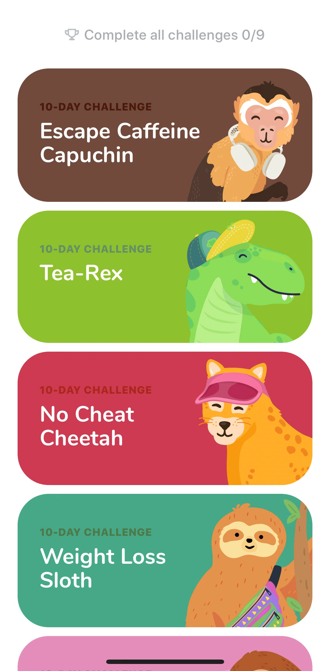 Waterllama Screen screen in the Challenge detail flow