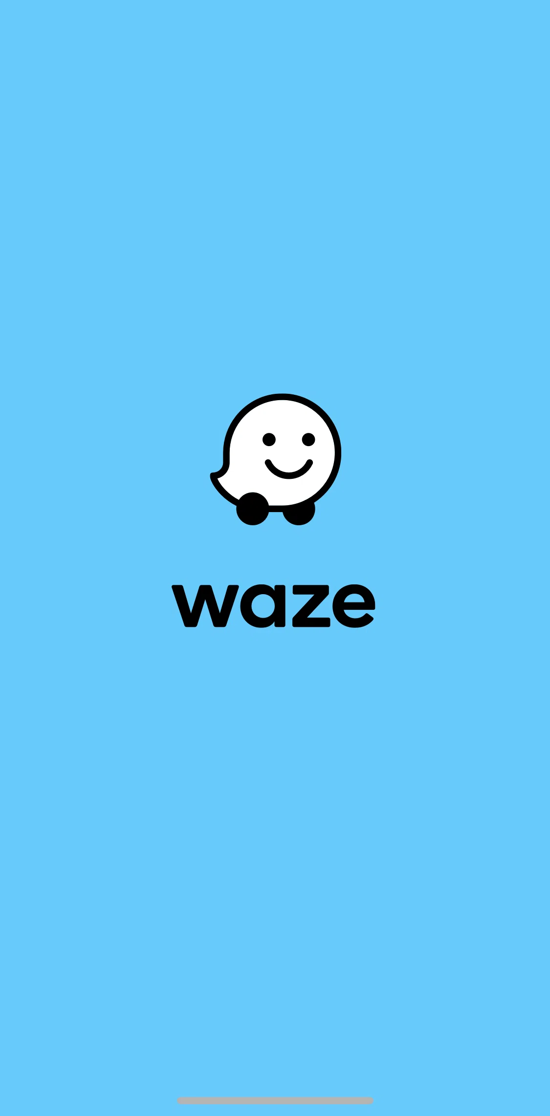 Waze Screen screen in the Logging in flow