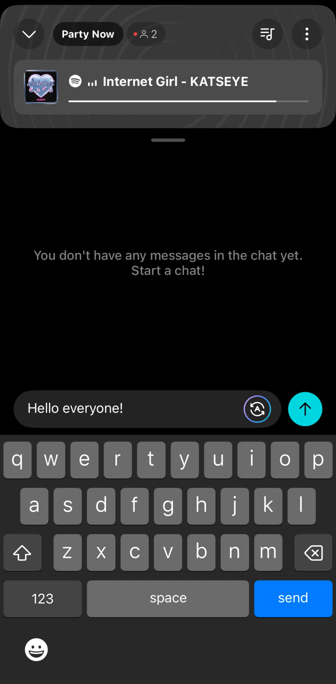Weverse Screen screen in the Translating a comment flow