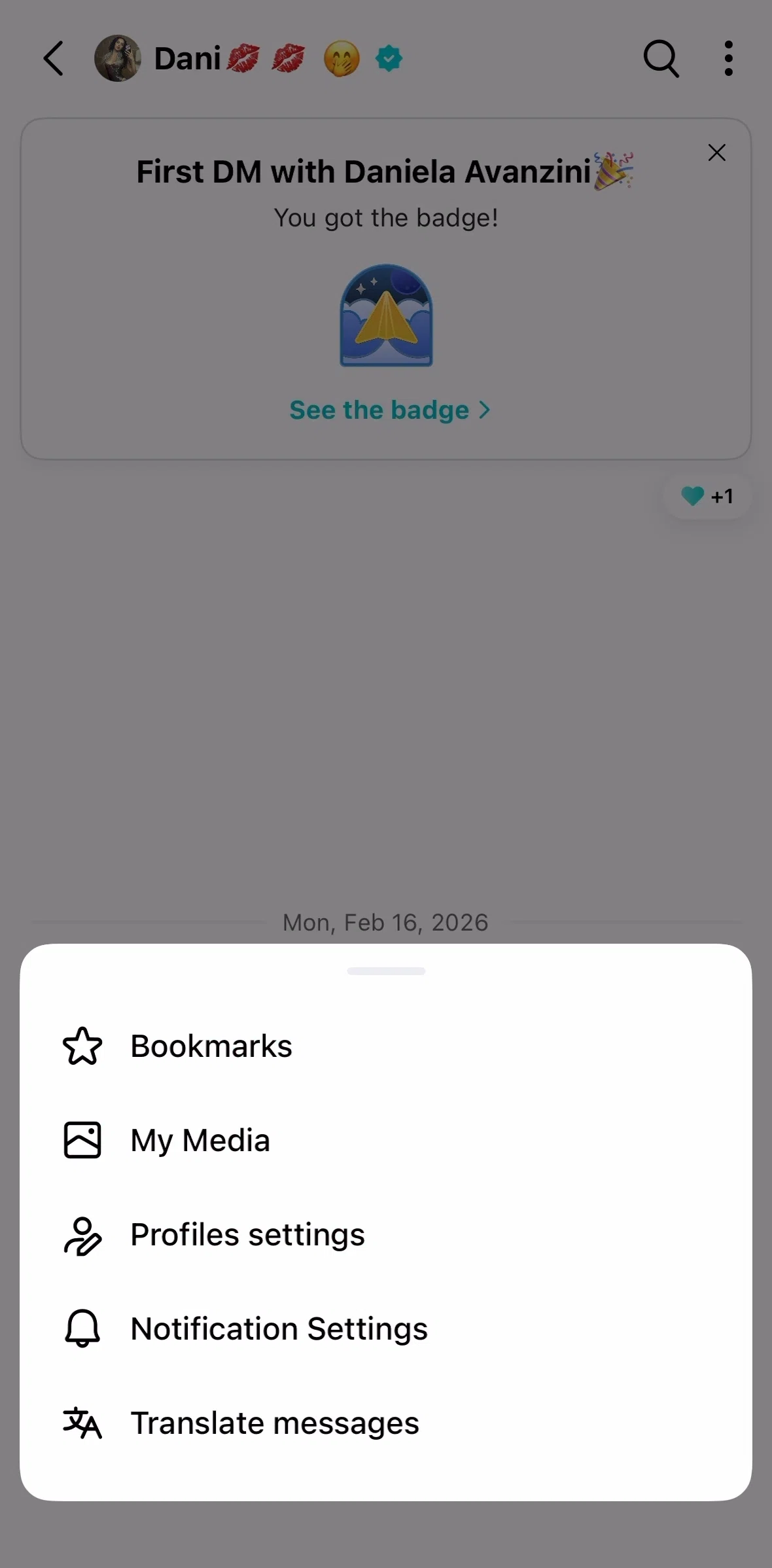 Weverse Screen screen in the Uploading profile picture flow