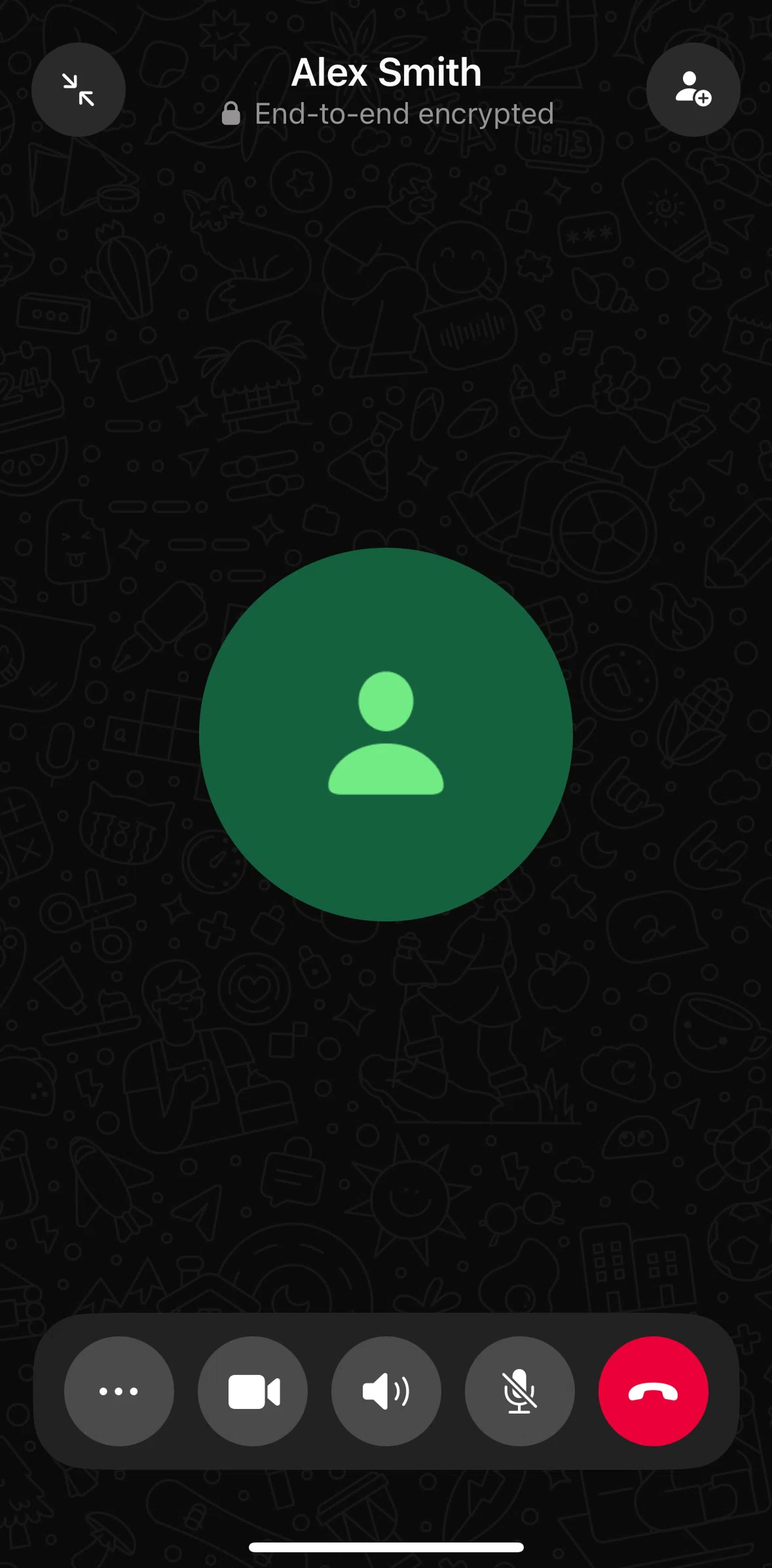 Whatsapp Screen screen in the Adding a participant flow