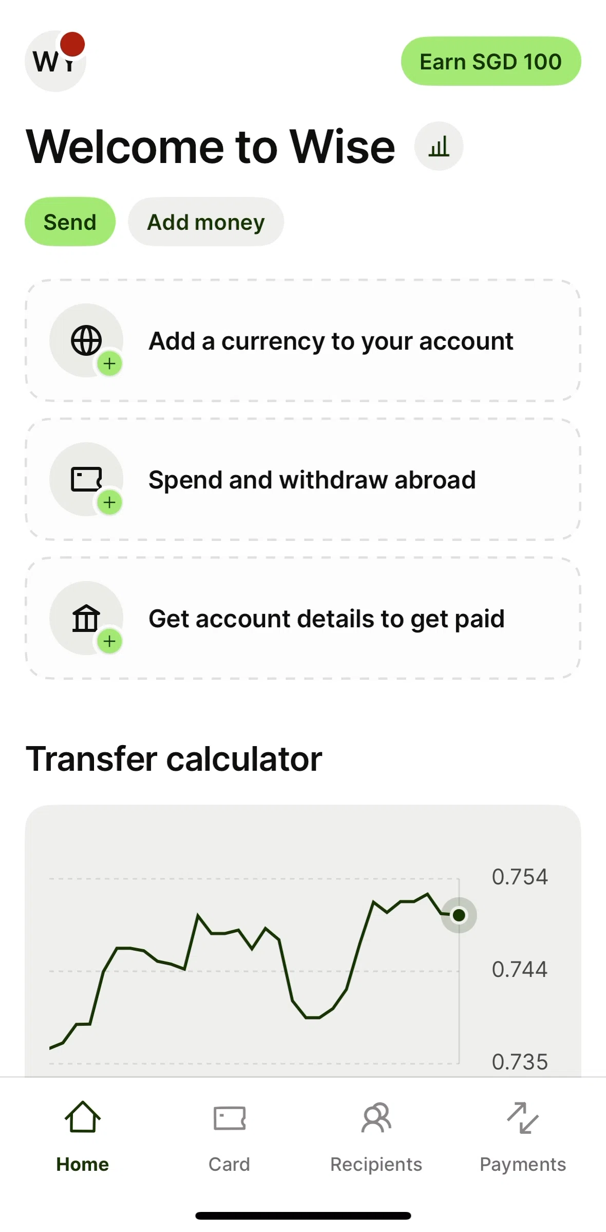Wise Screen screen in the Giving feedback flow