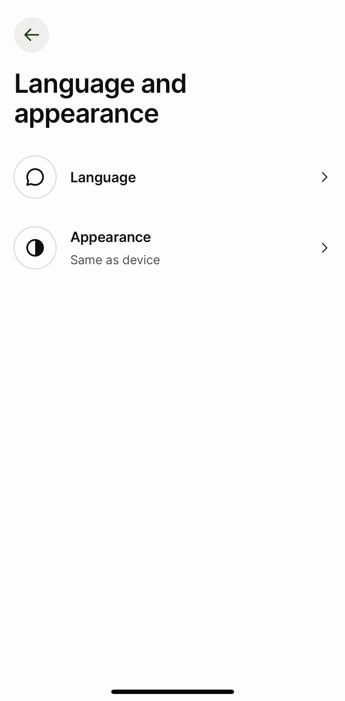 Wise Screen screen in the Switching to dark mode flow