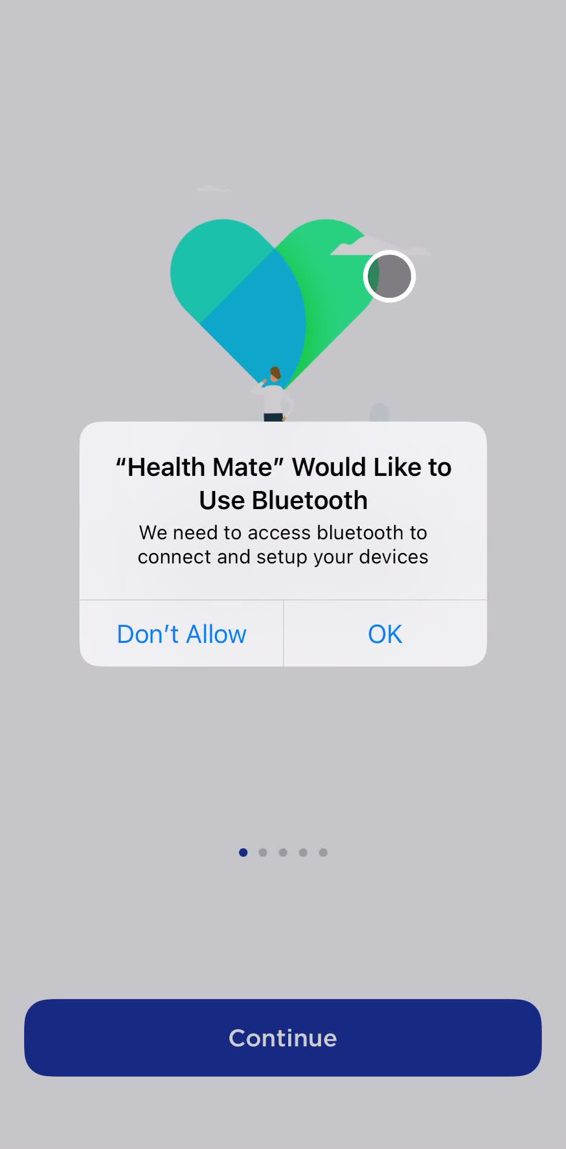 Withings Healthmate Onboarding preview