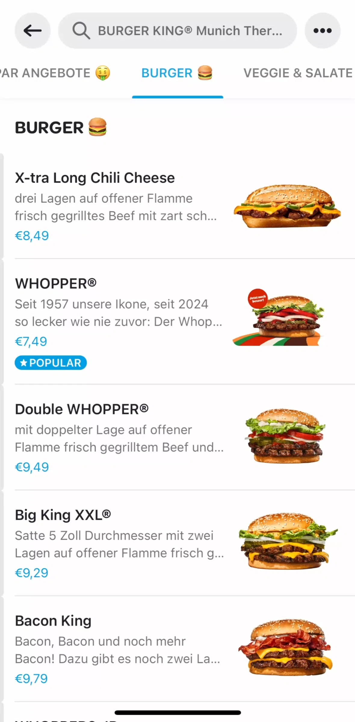 Wolt Delivery Screen screen in the Adding to cart flow