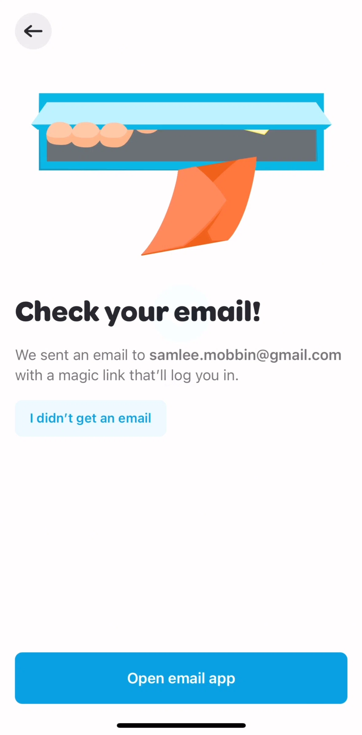 Wolt Delivery Screen screen in the Setting up an account flow