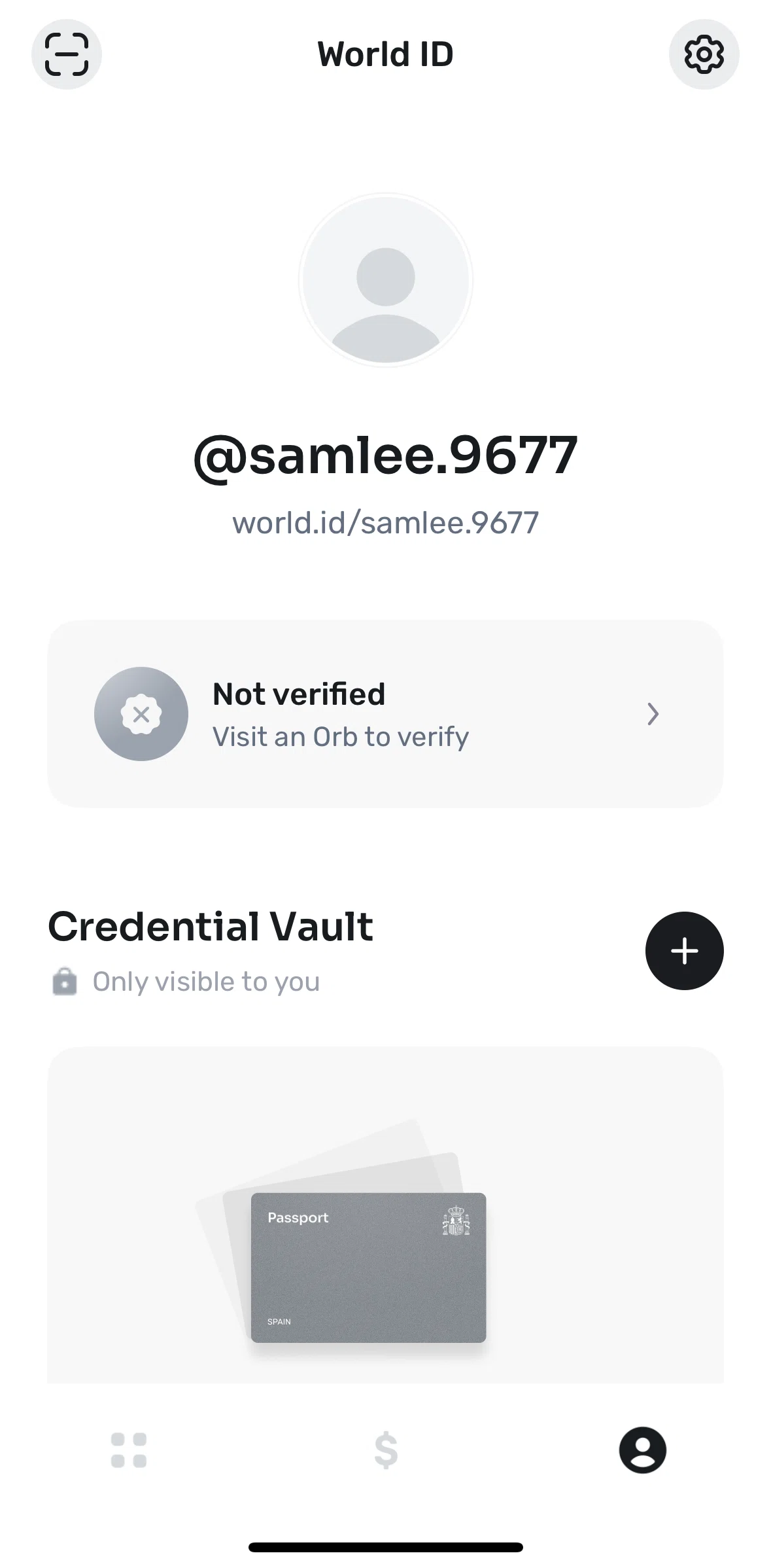 World App Screen screen in the Settings flow