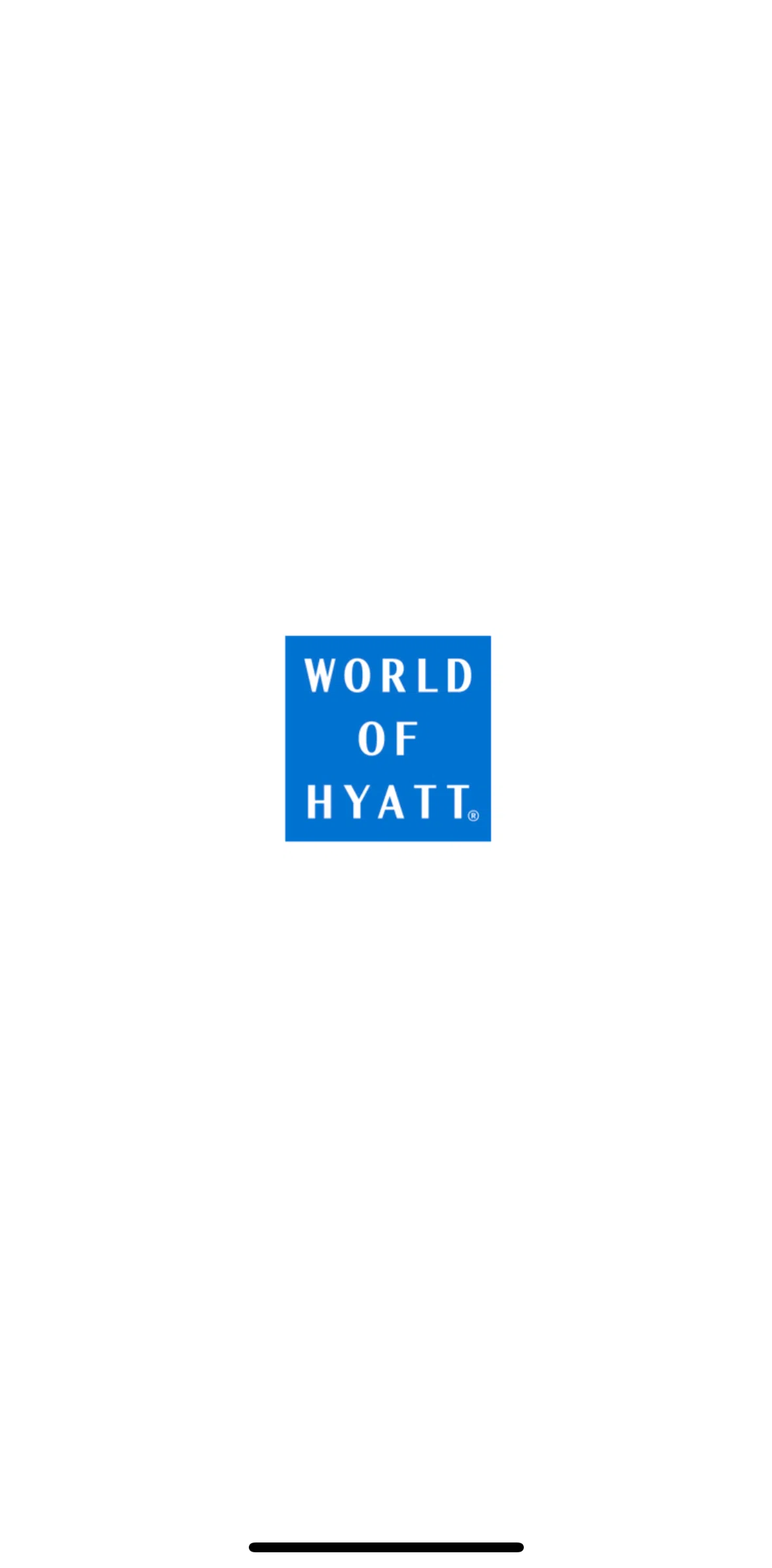 World of Hyatt Screen screen in the Onboarding flow
