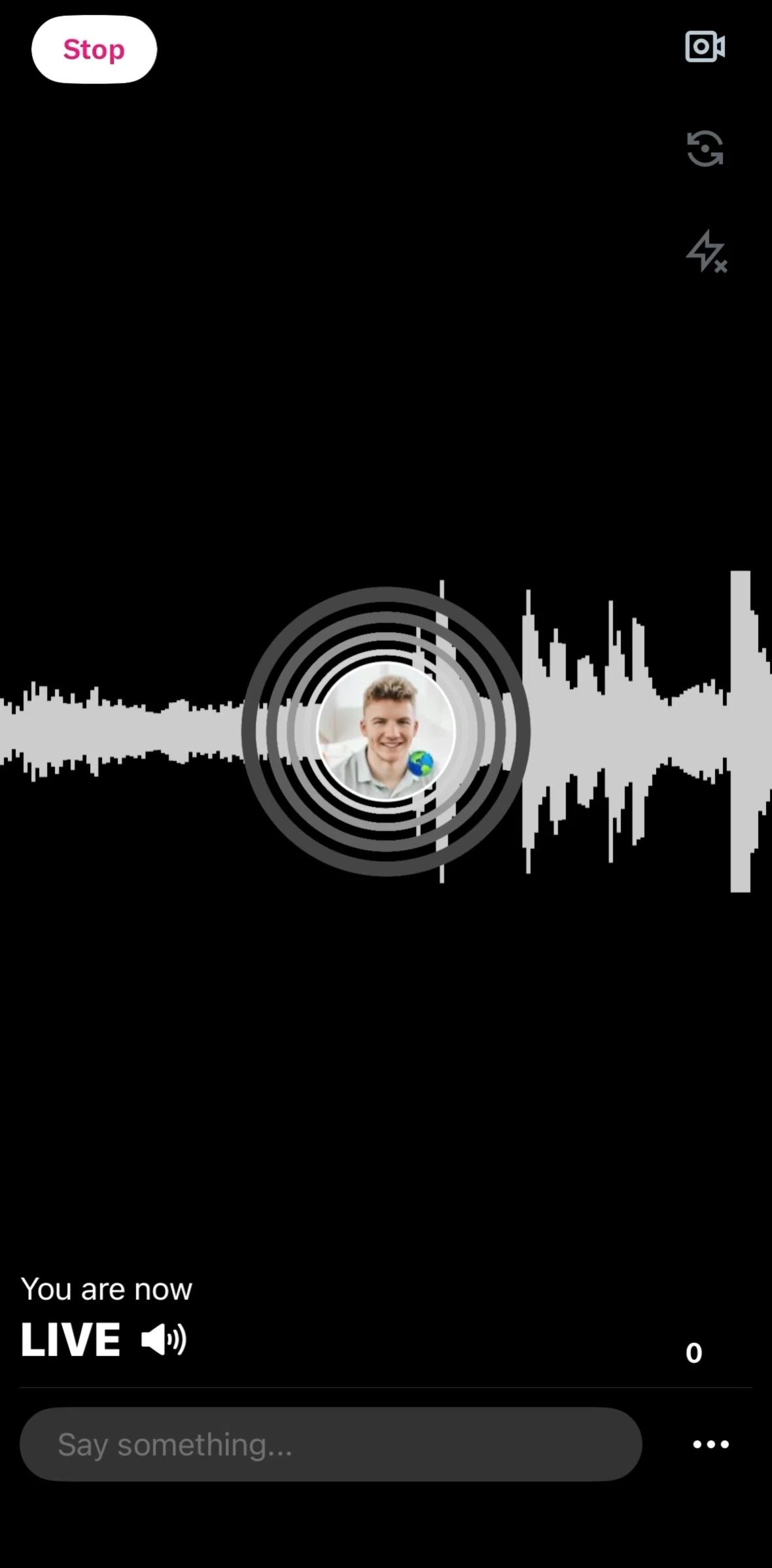 X Screen screen in the Broadcast detail flow