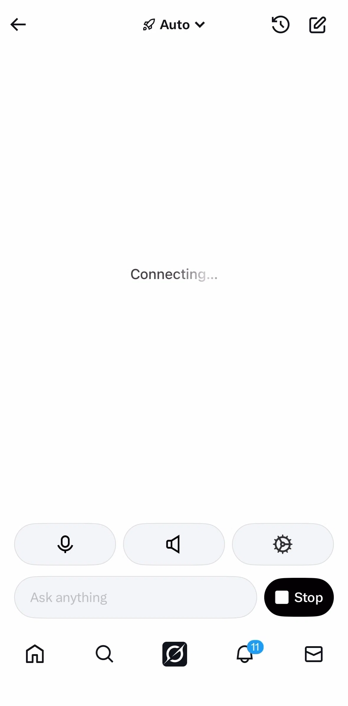 X Screen screen in the Editing voice settings flow