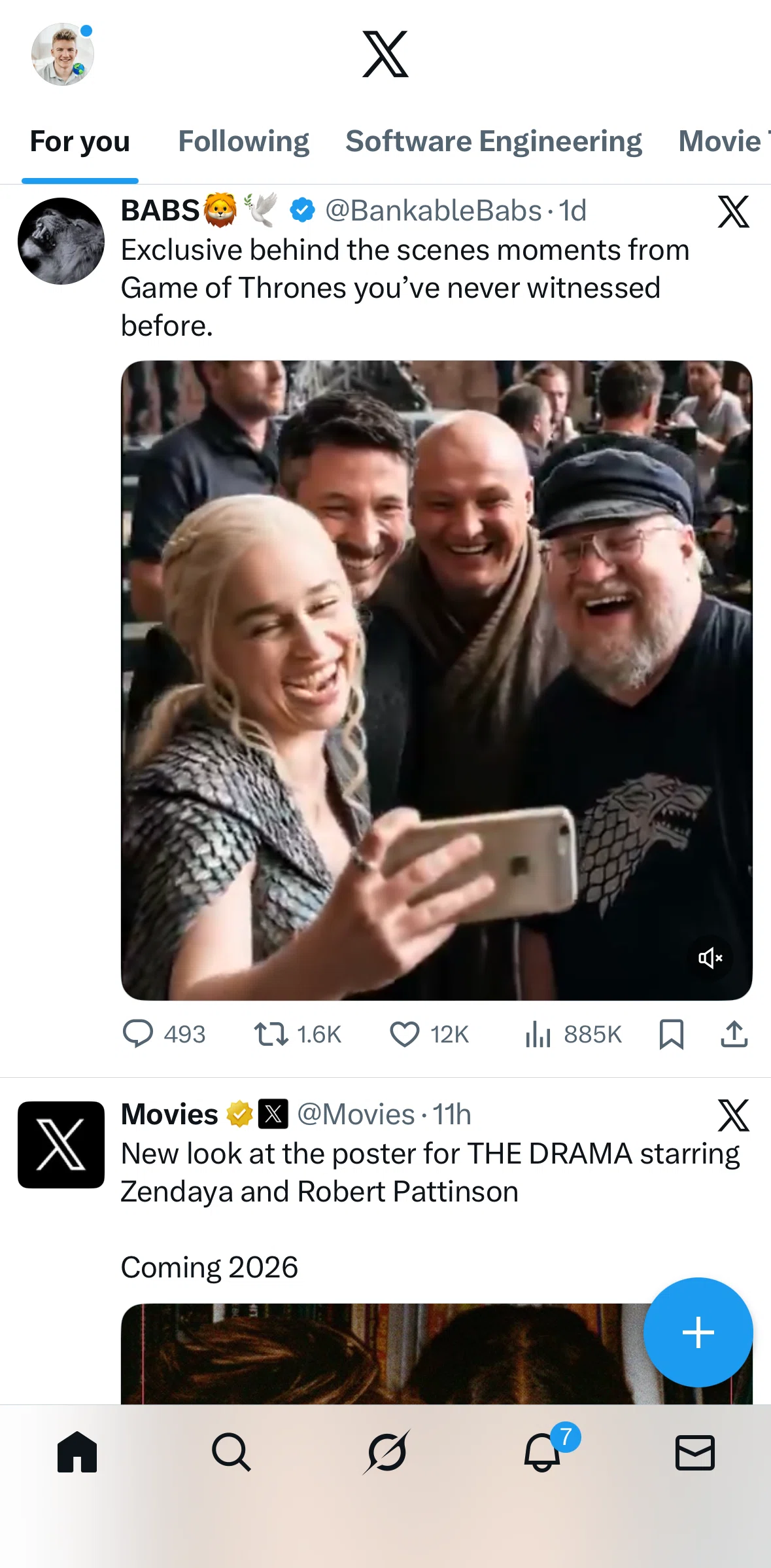 X Screen screen in the Hiding a post flow