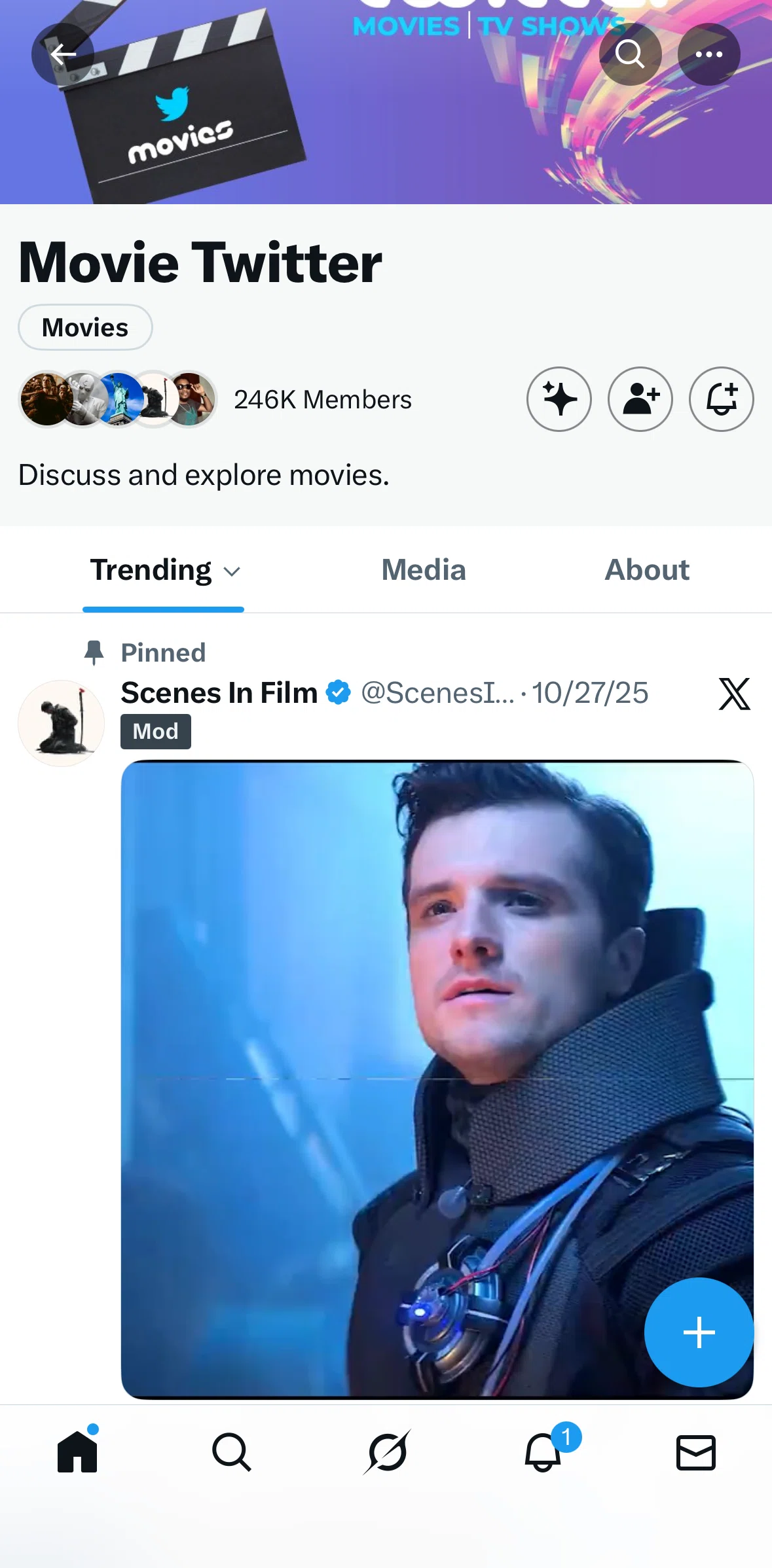 X Screen screen in the Leaving a community flow
