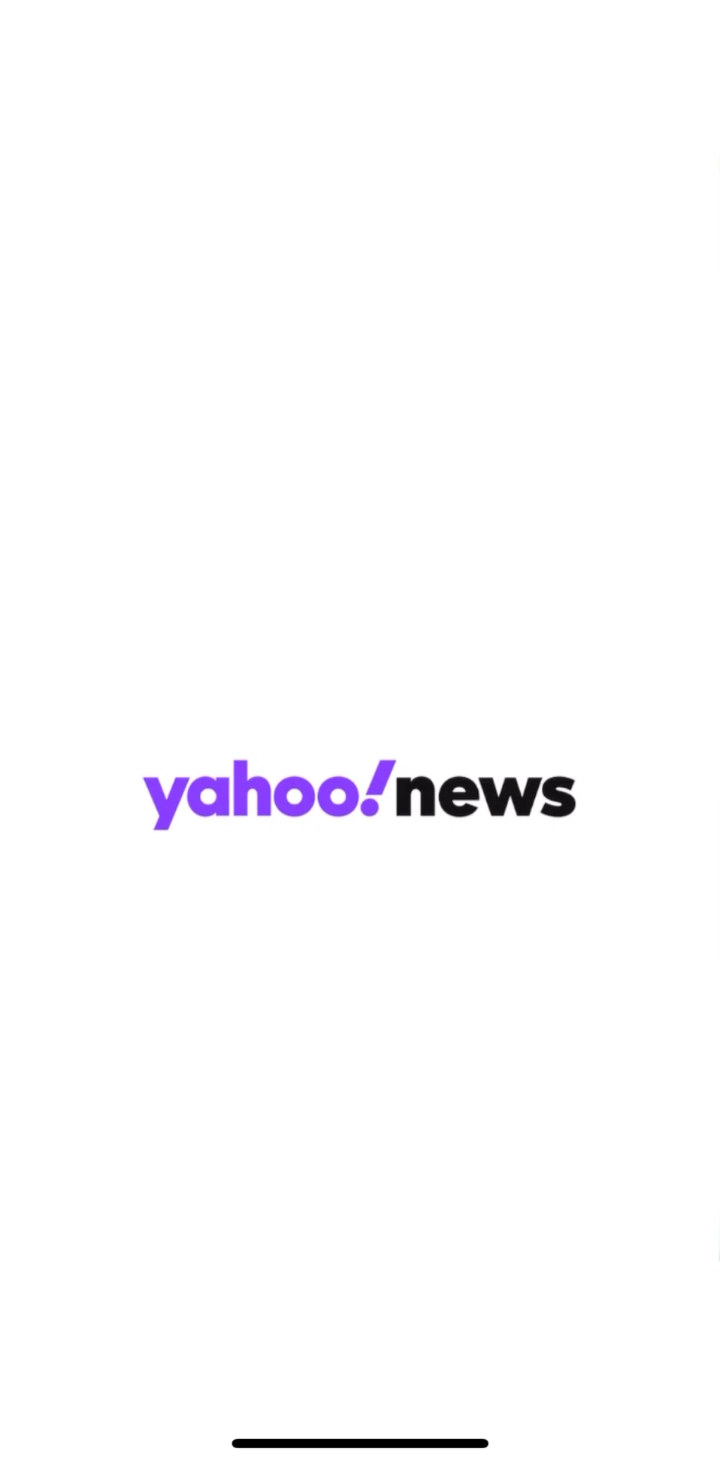 Yahoo News Screen screen in the Onboarding flow