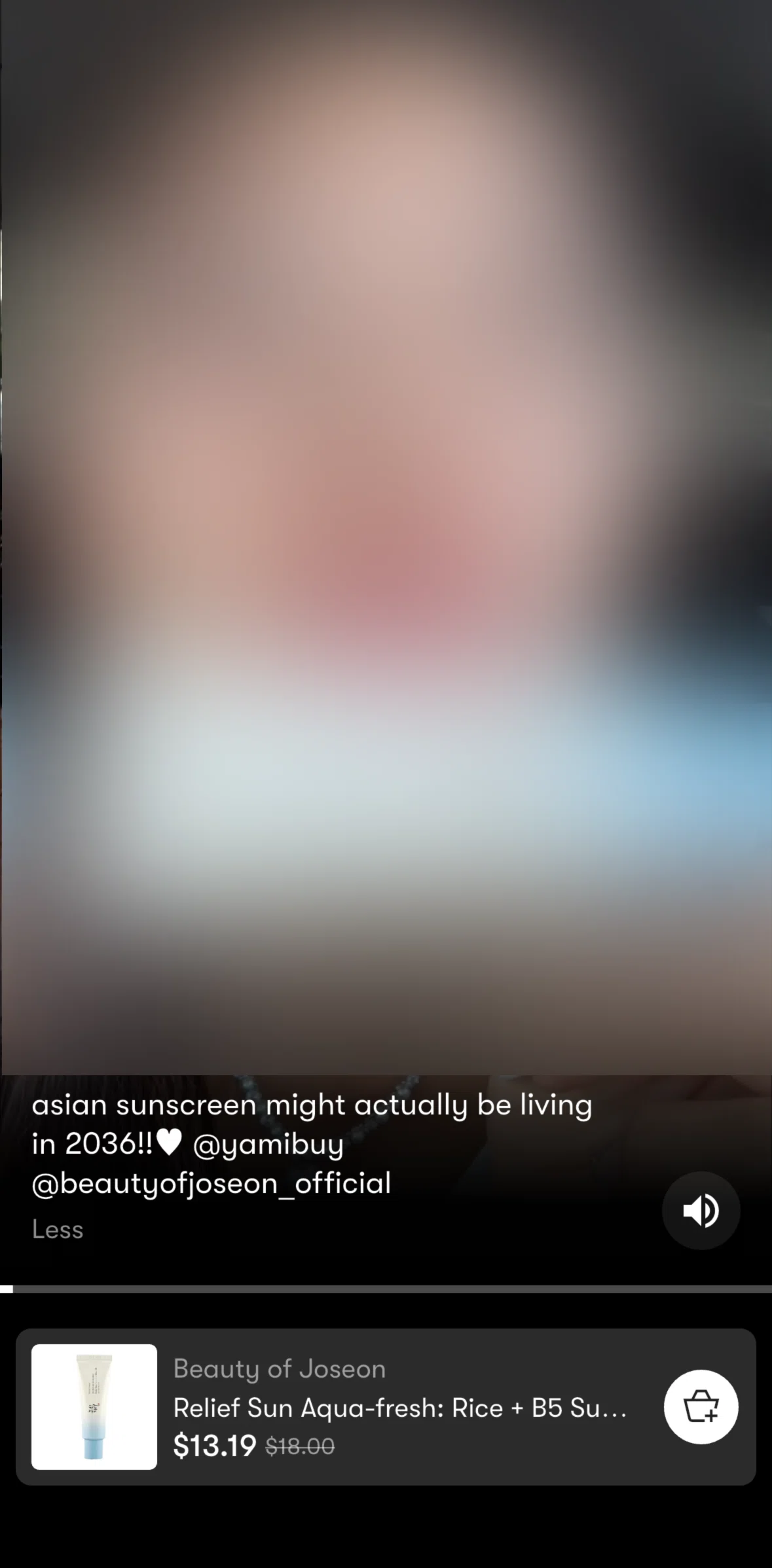 Yami Screen screen in the Muting a video flow