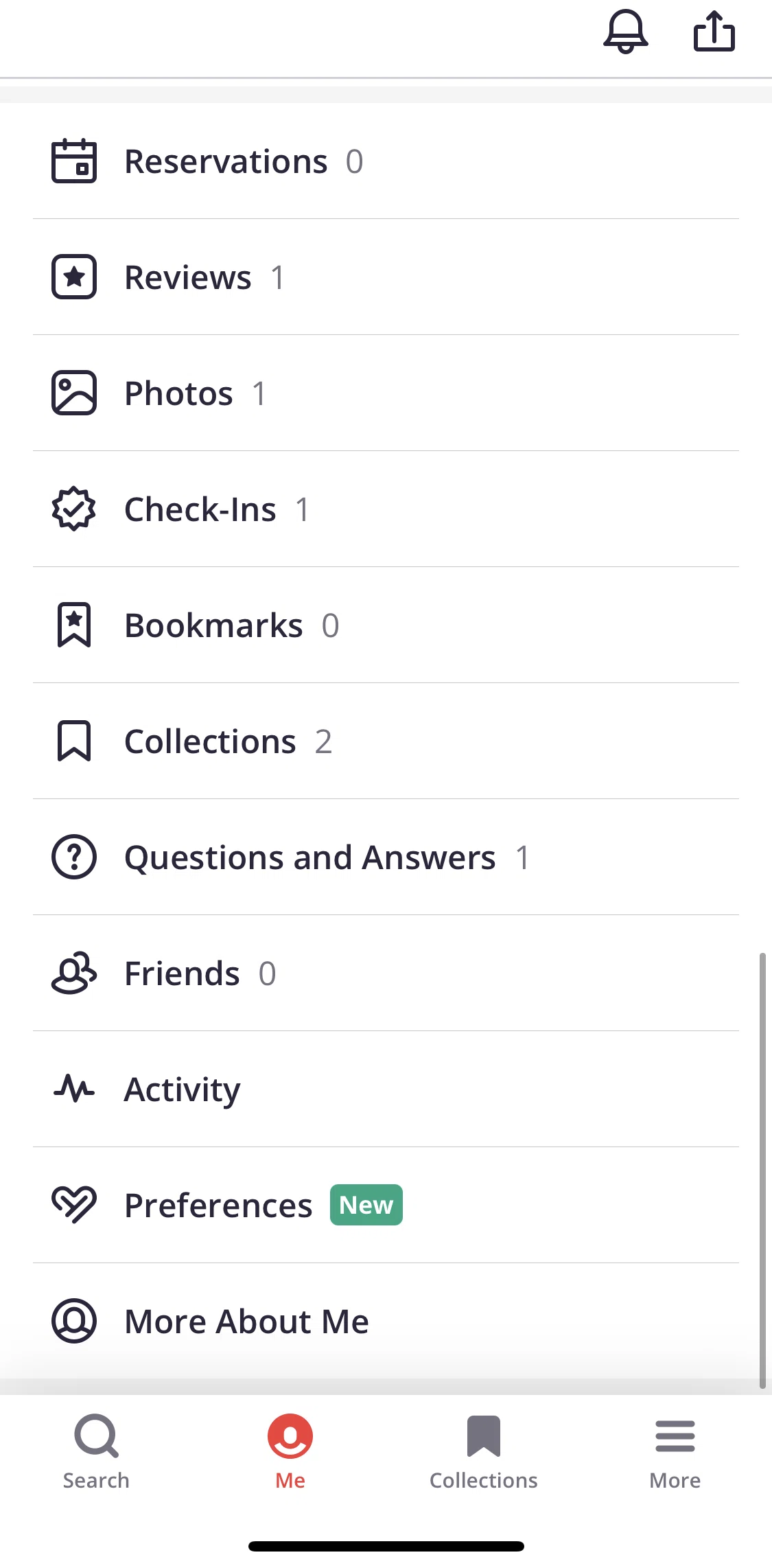 Yelp Screen screen in the Adding preferences flow