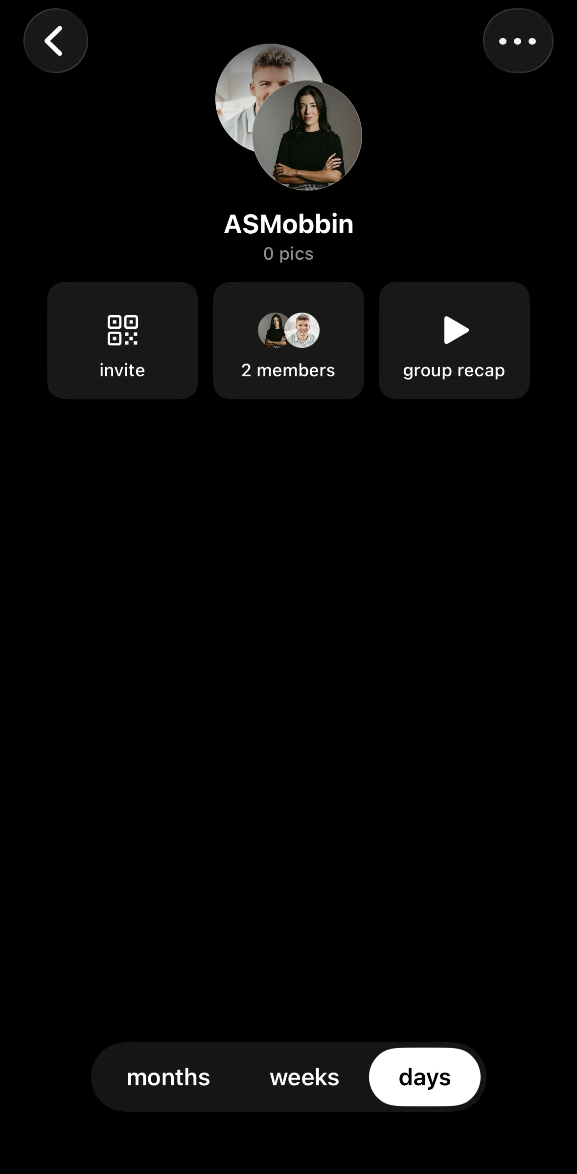 yope Screen screen in the Invite a friend flow