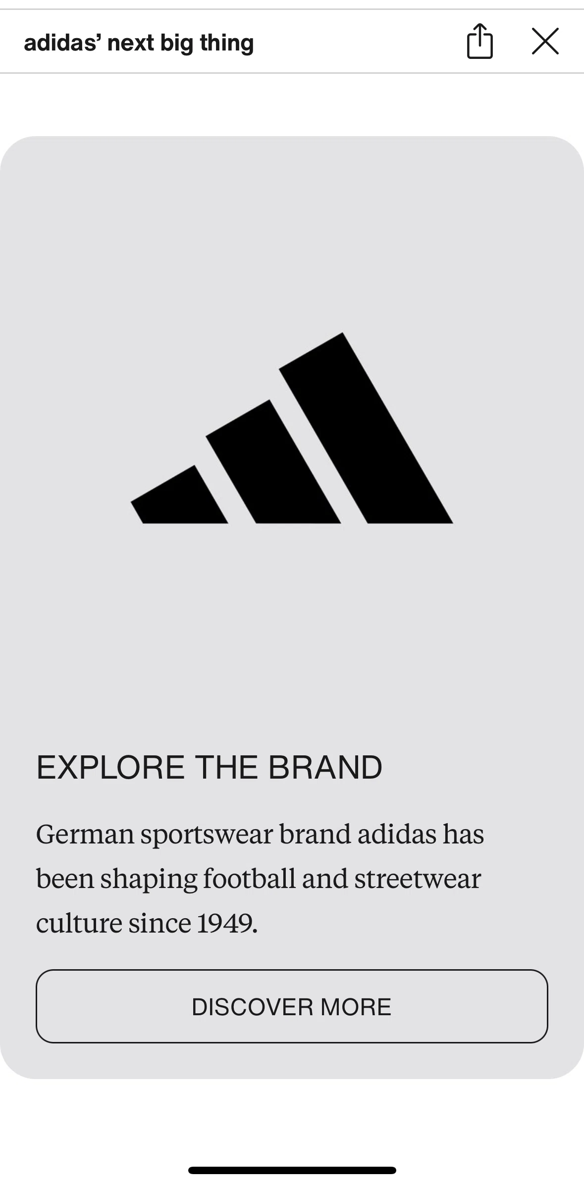 Zalando Screen screen in the Brand detail flow