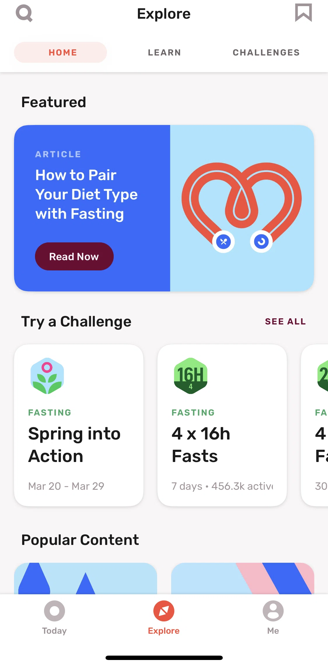 Zero Screen screen in the Bookmarks flow