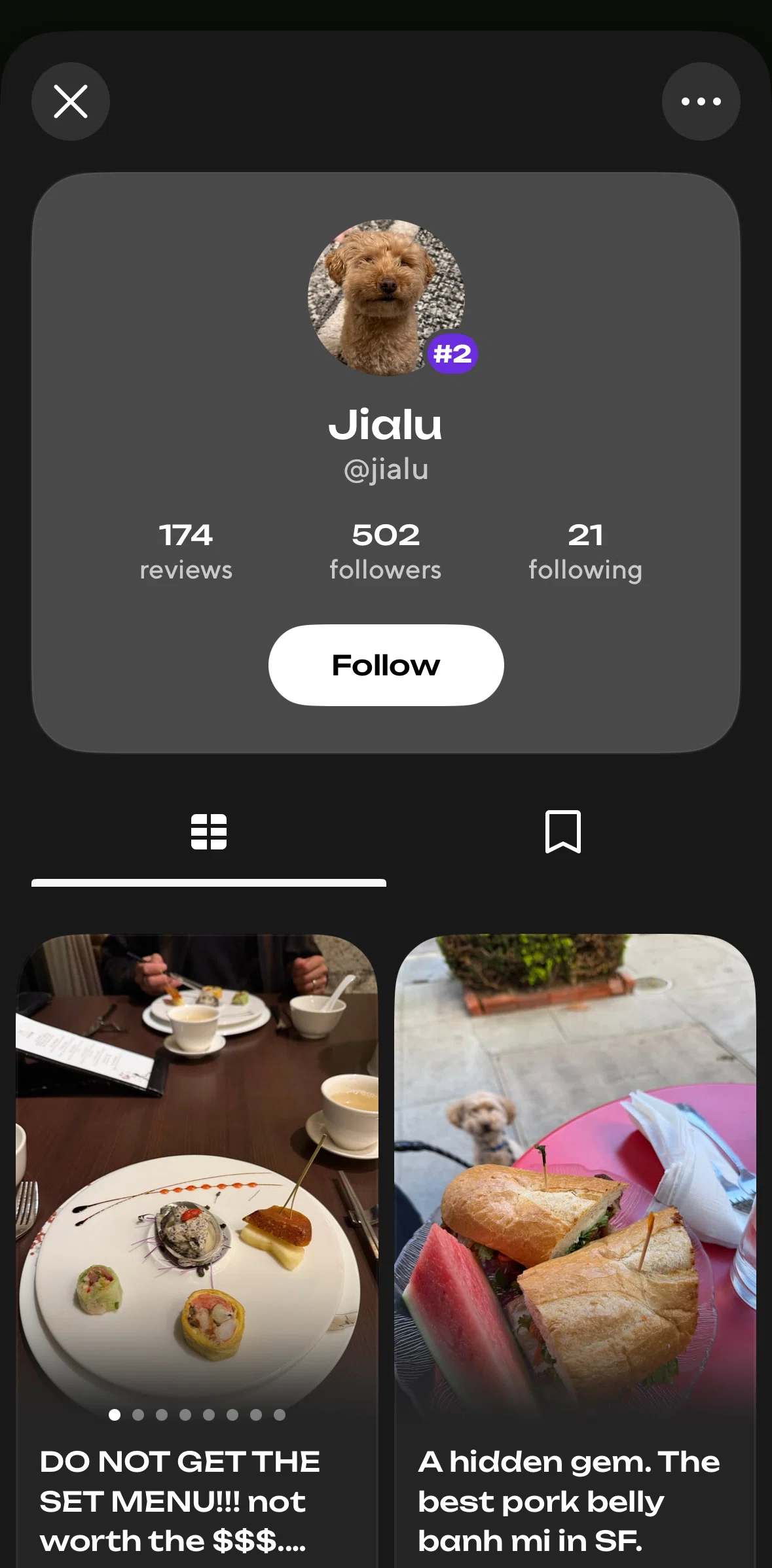 Zesty Screen screen in the Followers flow