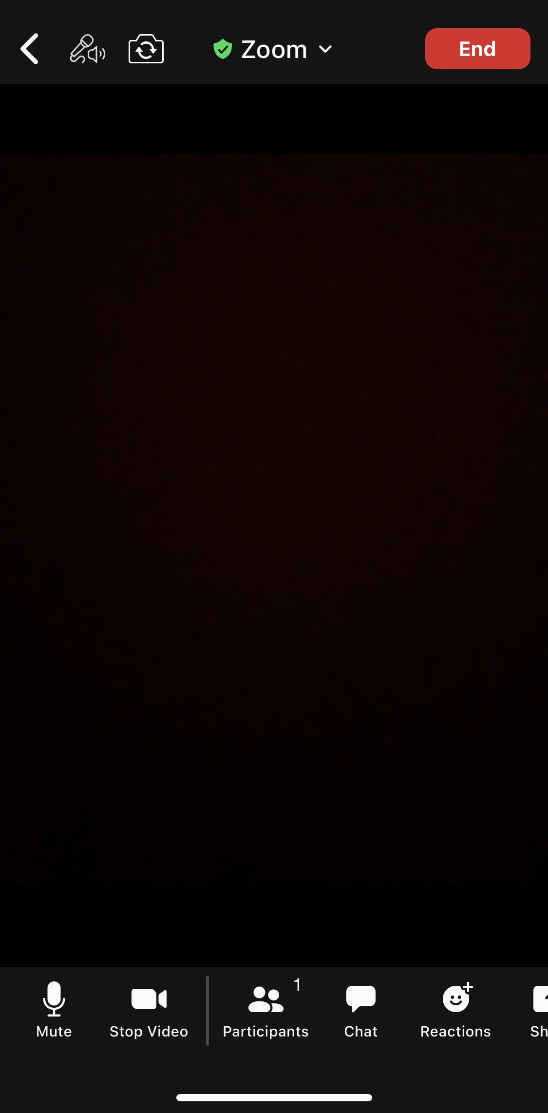 Zoom Screen screen in the Switching to safe driving mode flow