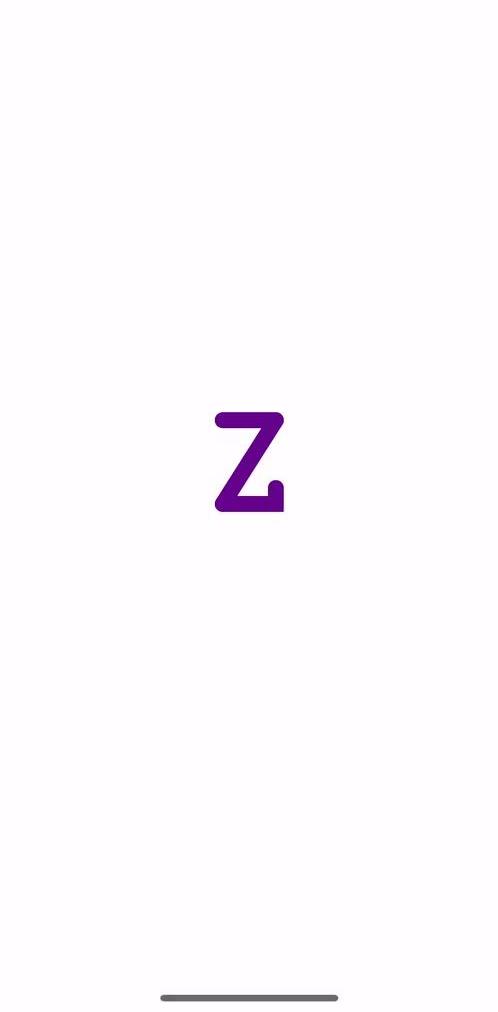 Zoopla Splash screen screen in the Onboarding flow