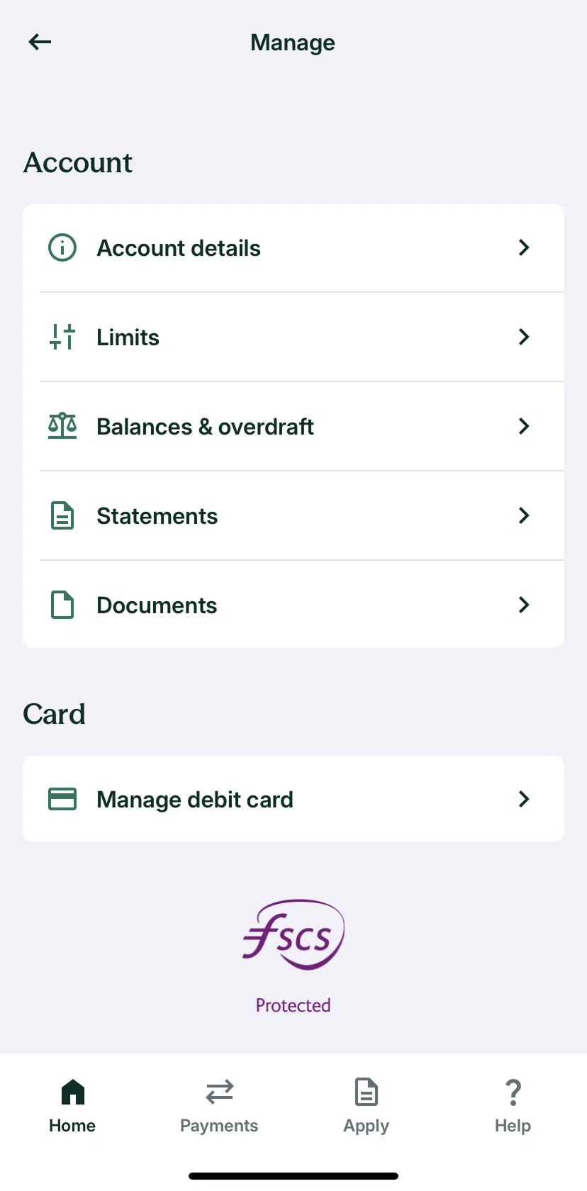 Zopa Bank Screen screen in the Account details flow