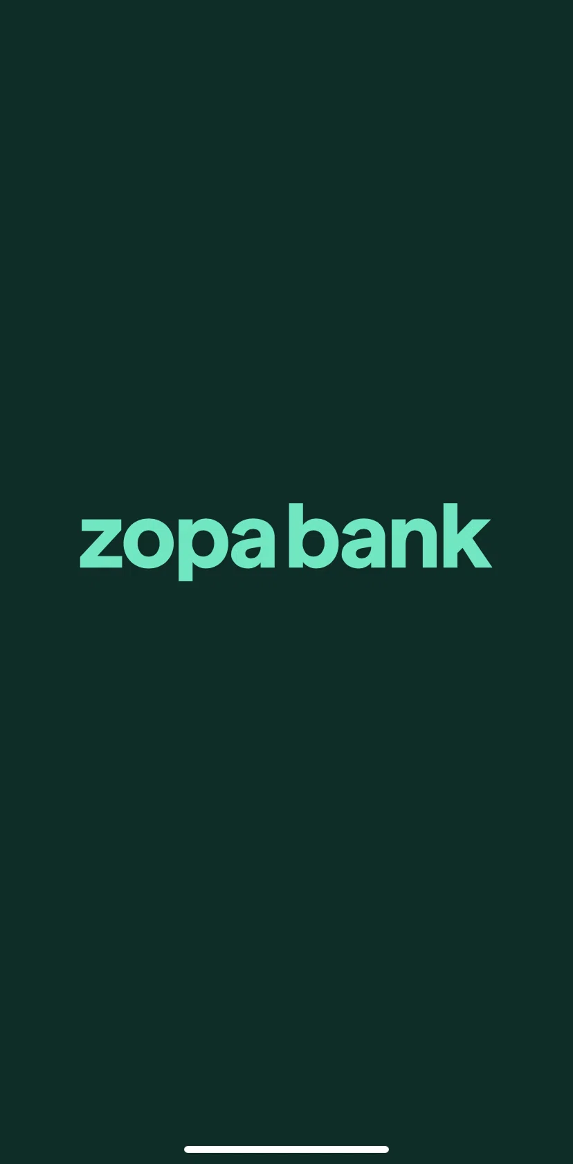 Zopa Bank Screen screen in the Onboarding flow